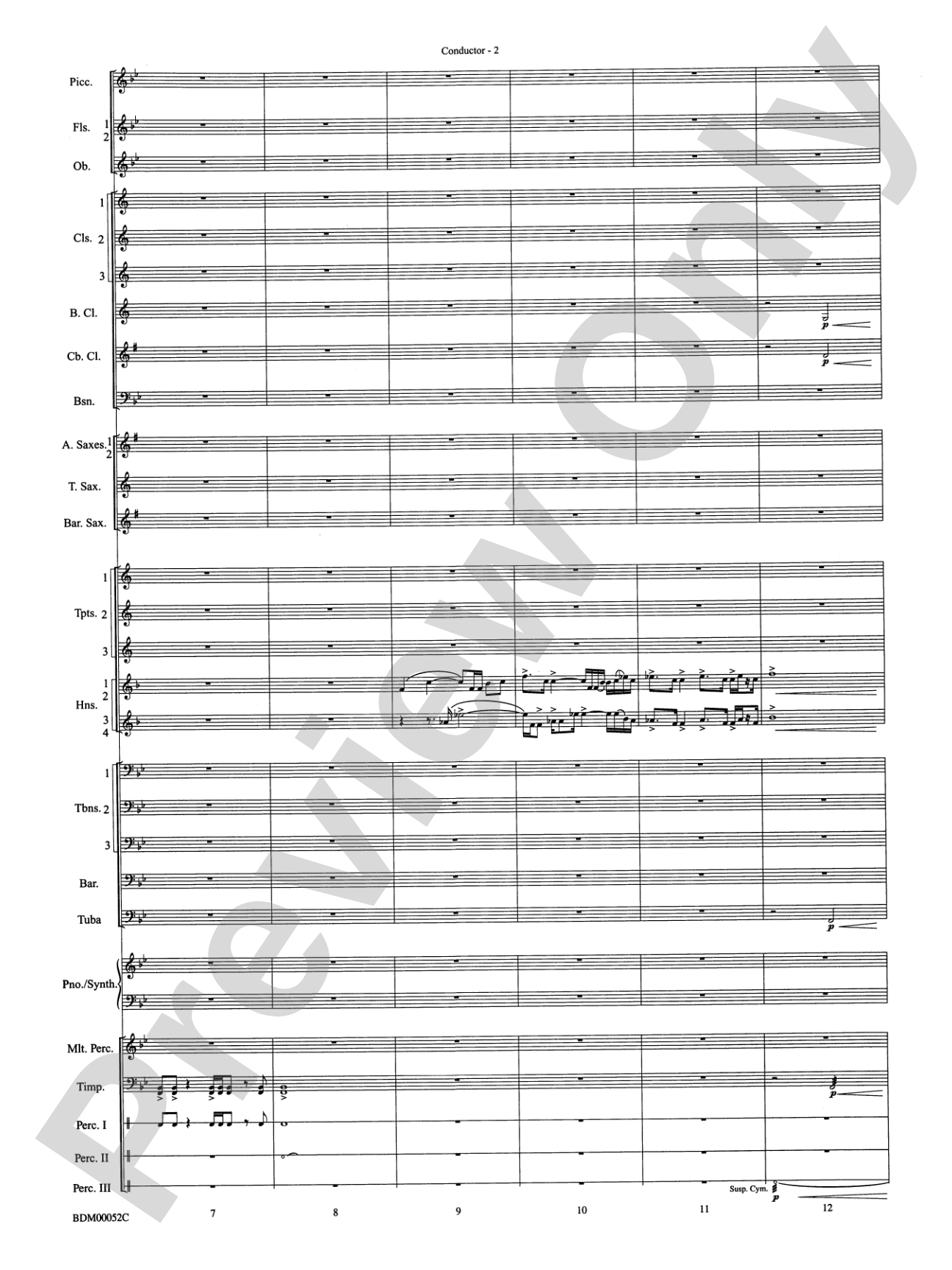 The Iliad (from The Odyssey (Symphony No. 2)): Concert Band Conductor Score & Parts