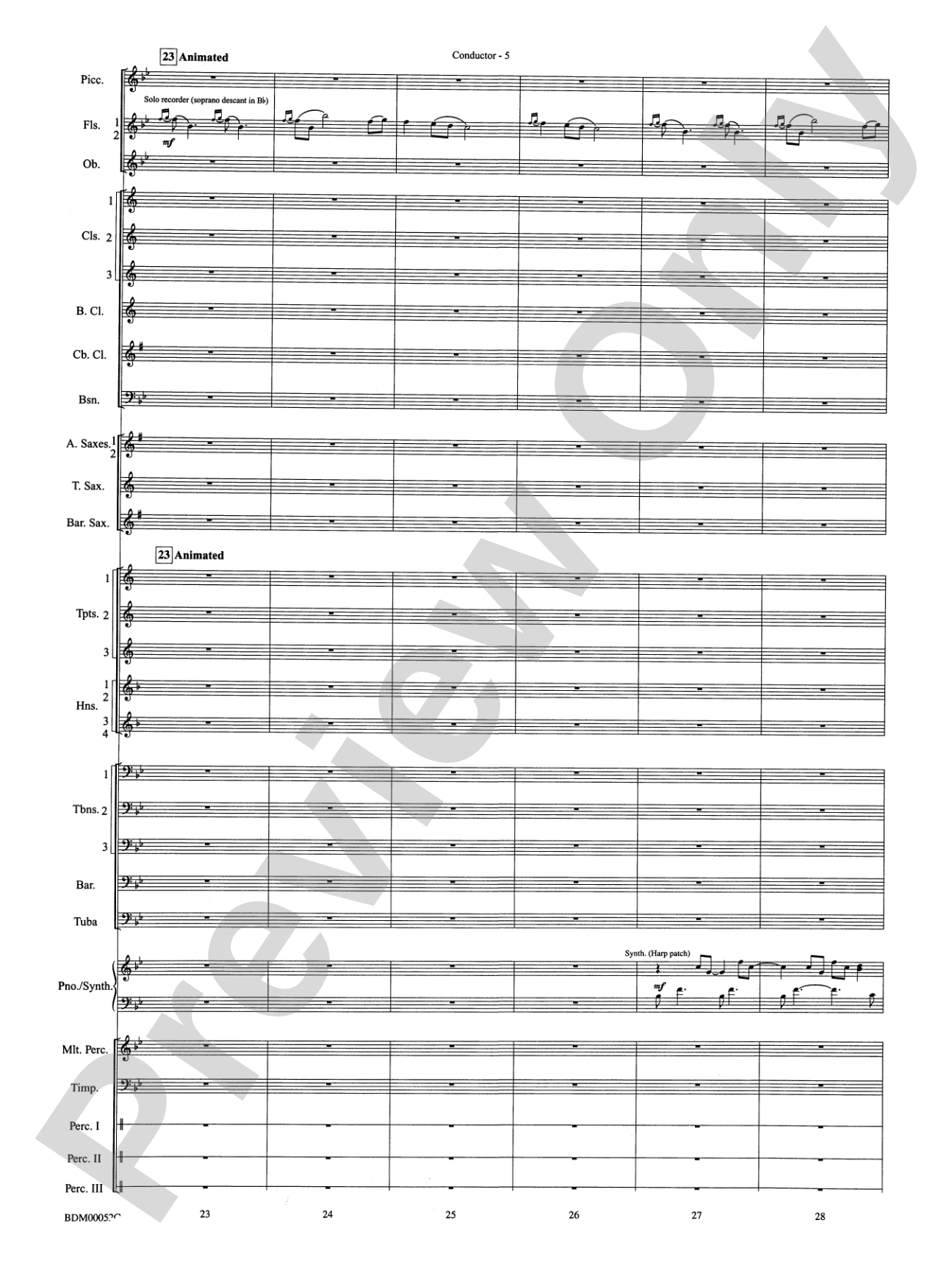 The Iliad (from The Odyssey (Symphony No. 2)): Concert Band Conductor Score & Parts