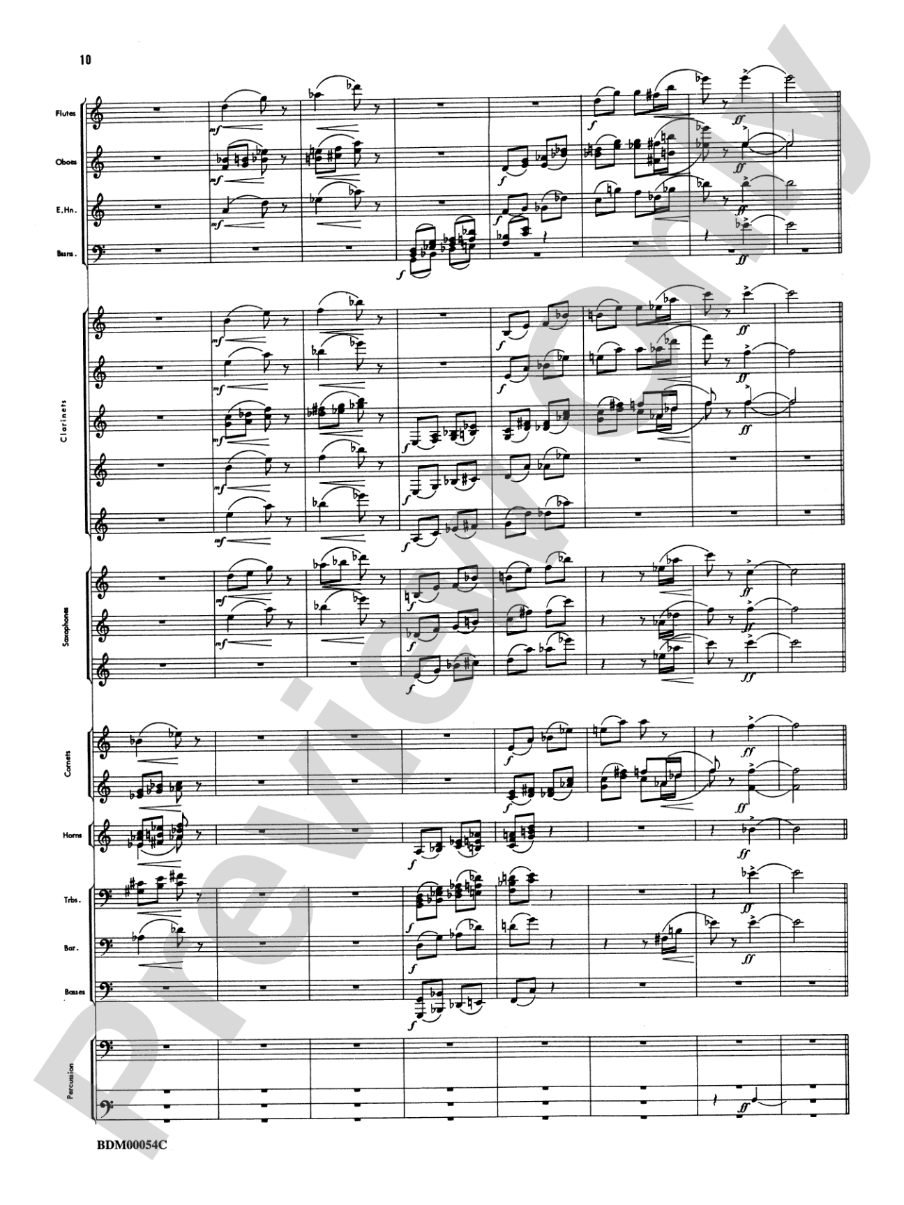 Symphonic Suite: Concert Band Conductor Score & Parts