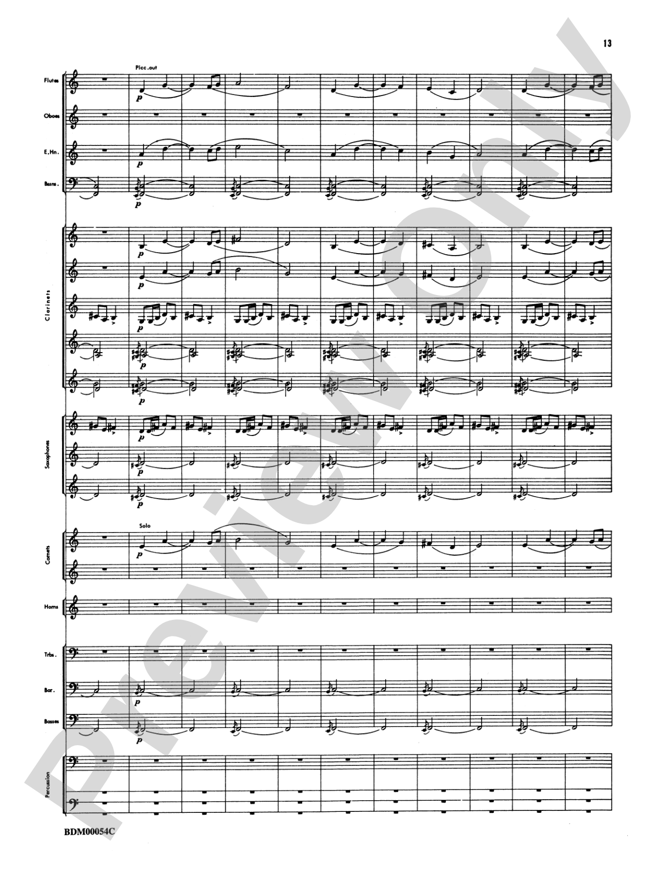 Symphonic Suite: Concert Band Conductor Score & Parts