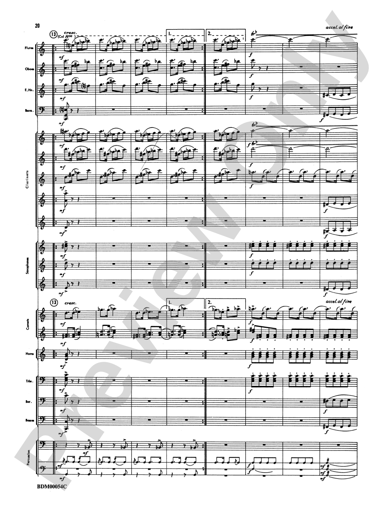 Symphonic Suite: Concert Band Conductor Score & Parts