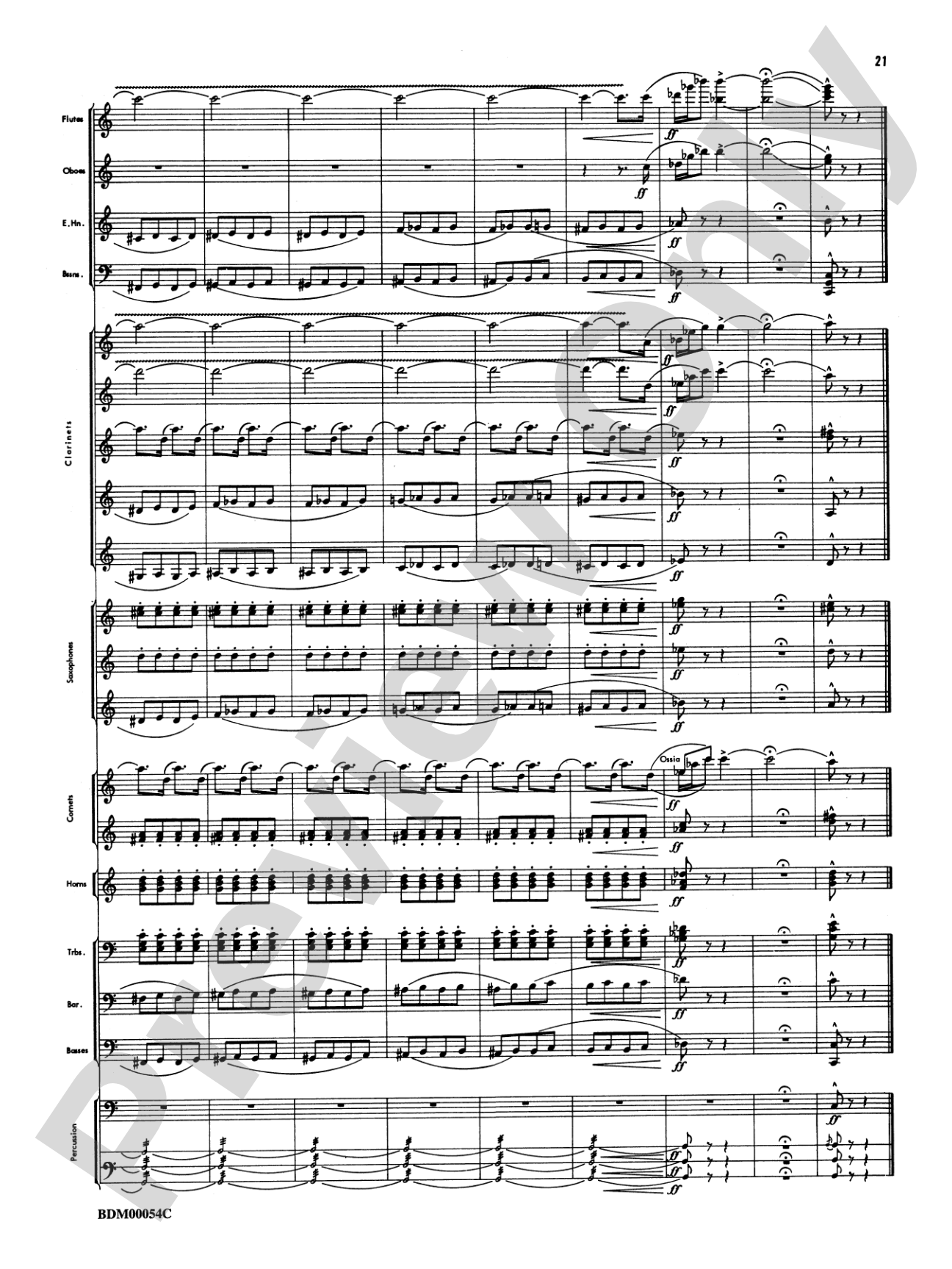 Symphonic Suite: Concert Band Conductor Score & Parts