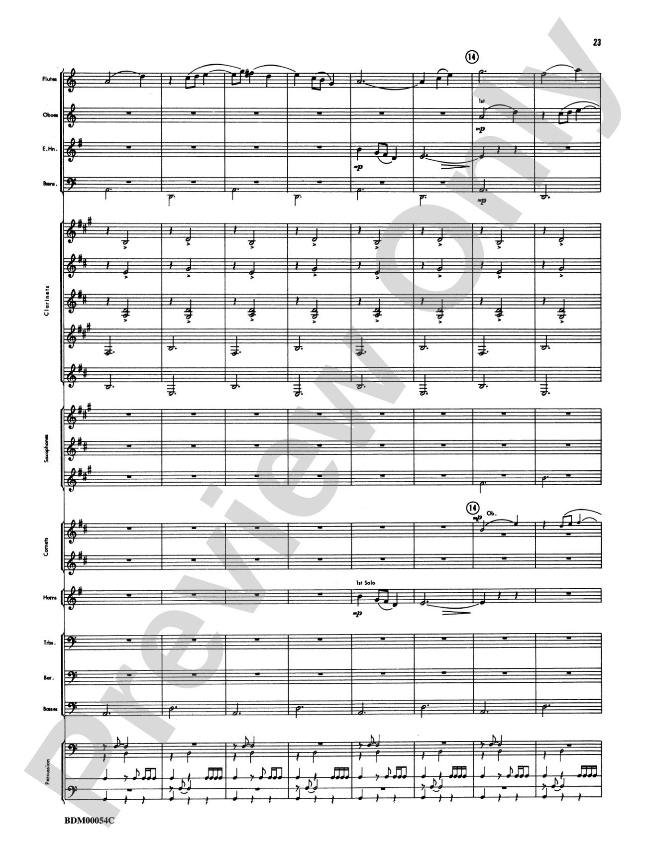 Symphonic Suite: Concert Band Conductor Score & Parts