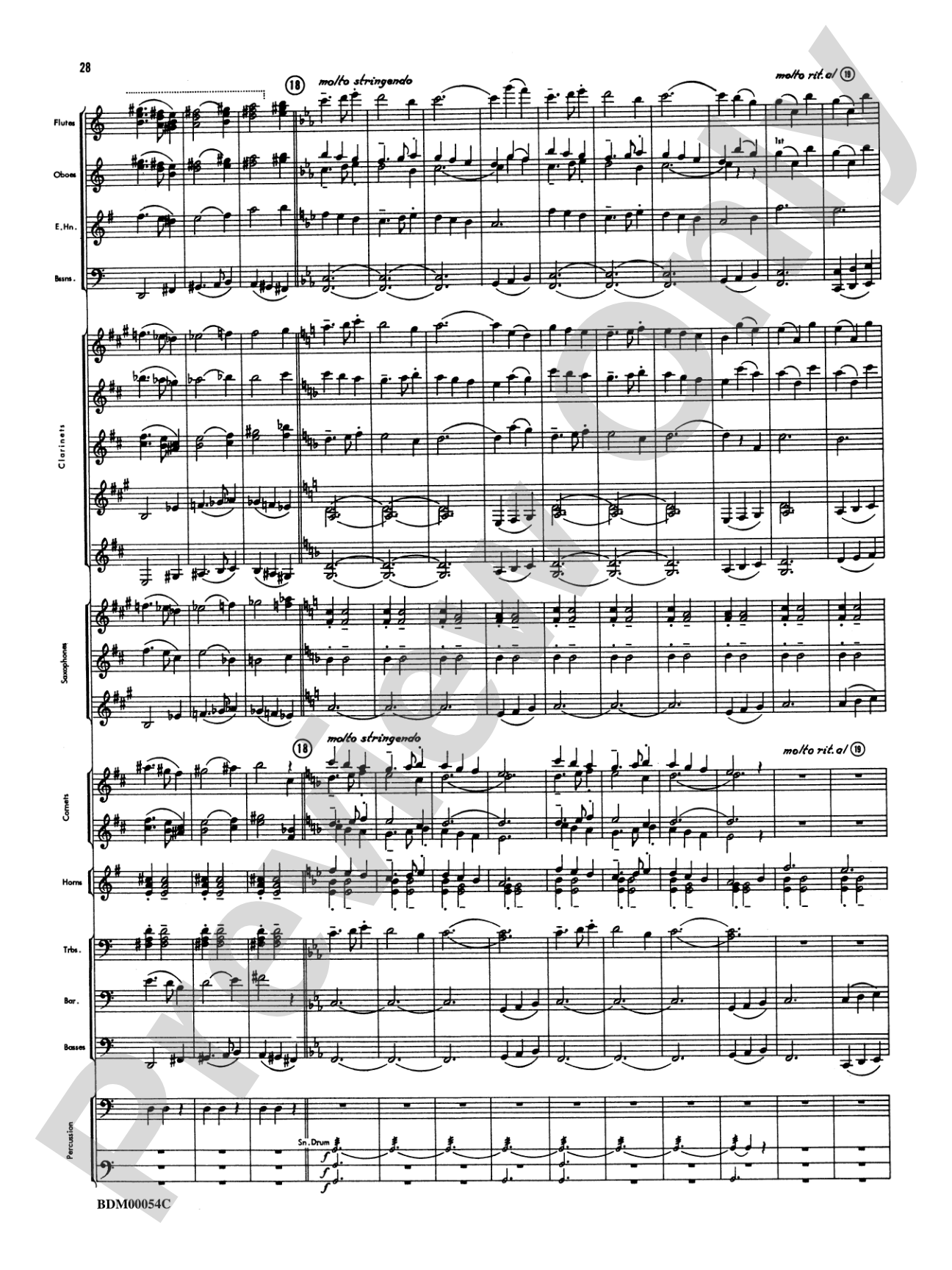 Symphonic Suite: Concert Band Conductor Score & Parts