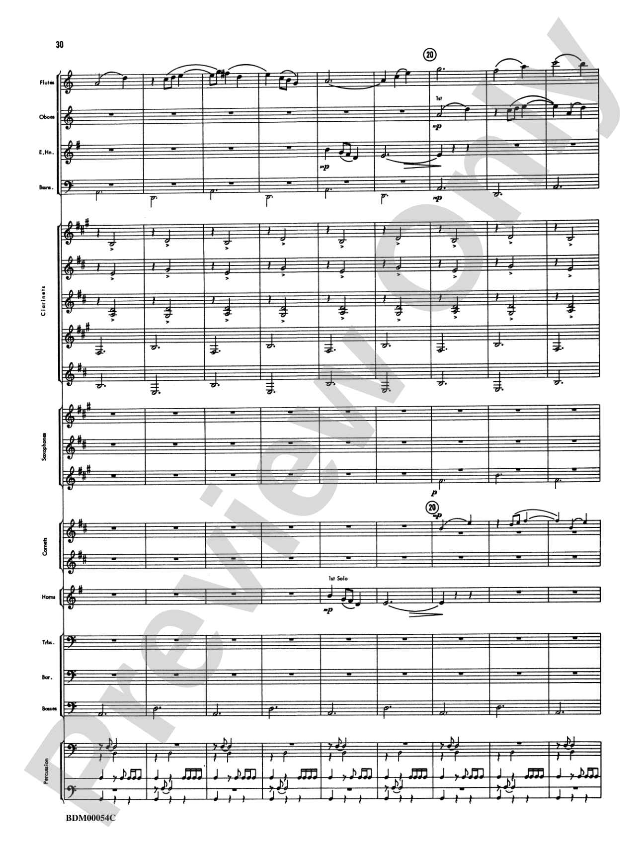 Symphonic Suite: Concert Band Conductor Score & Parts