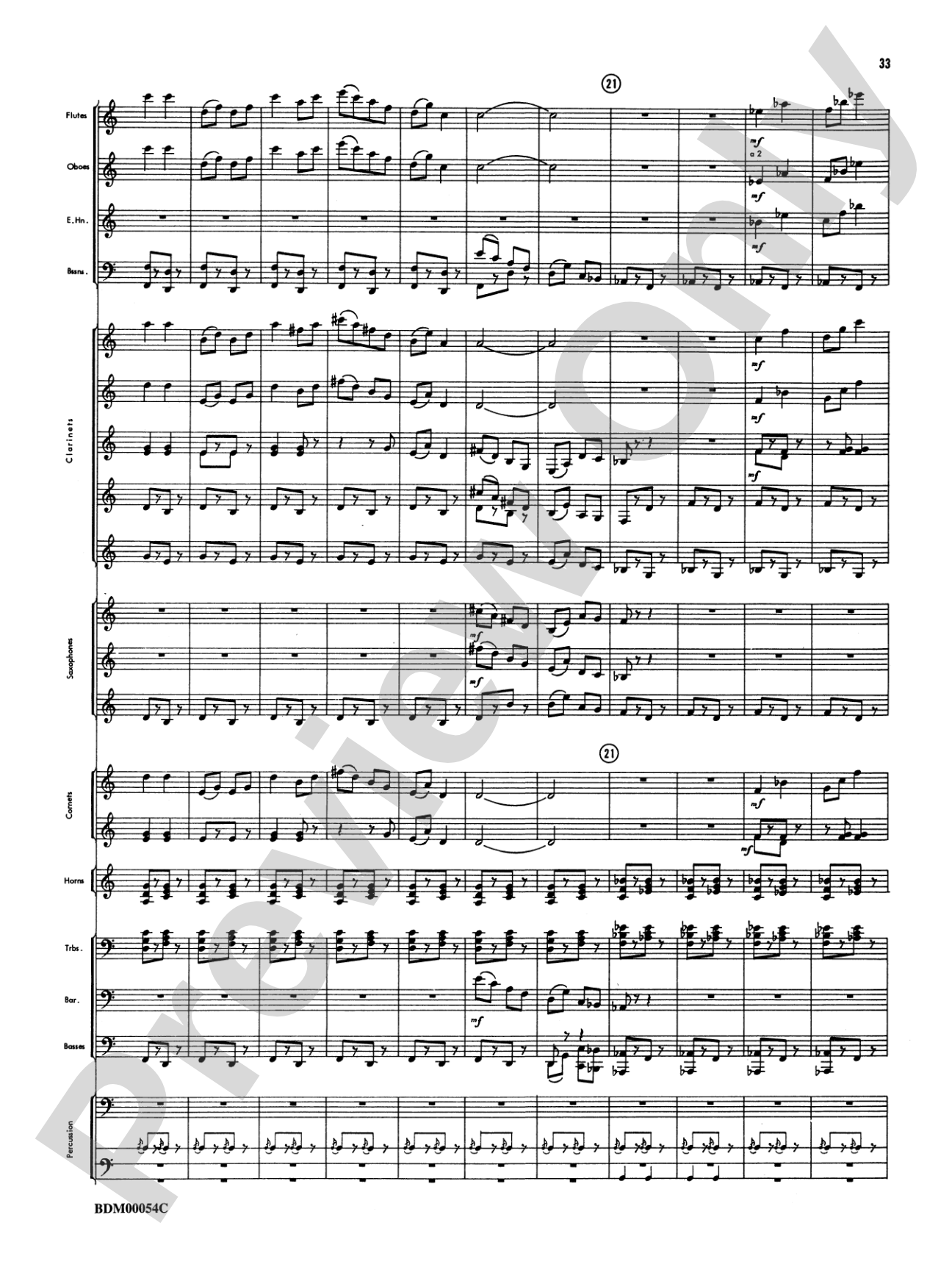 Symphonic Suite: Concert Band Conductor Score & Parts