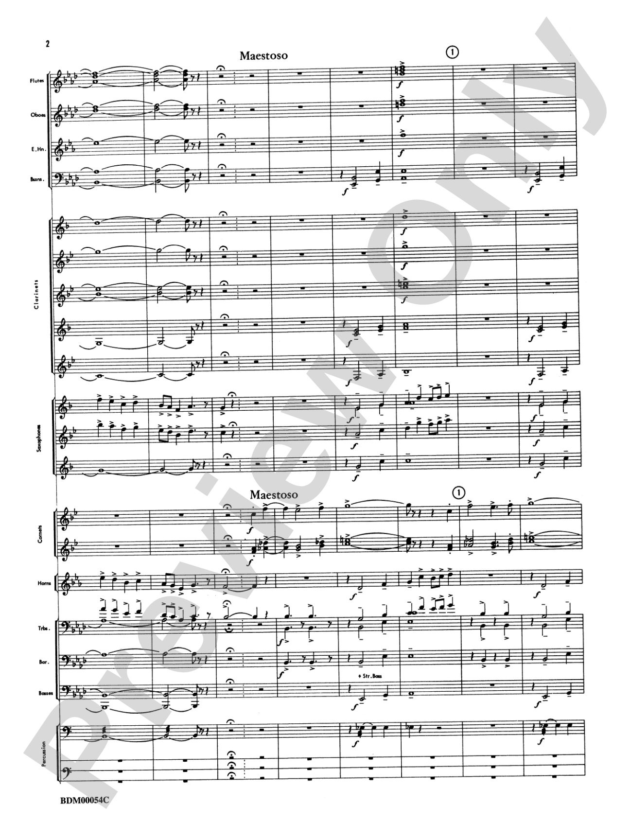 Symphonic Suite: Concert Band Conductor Score & Parts