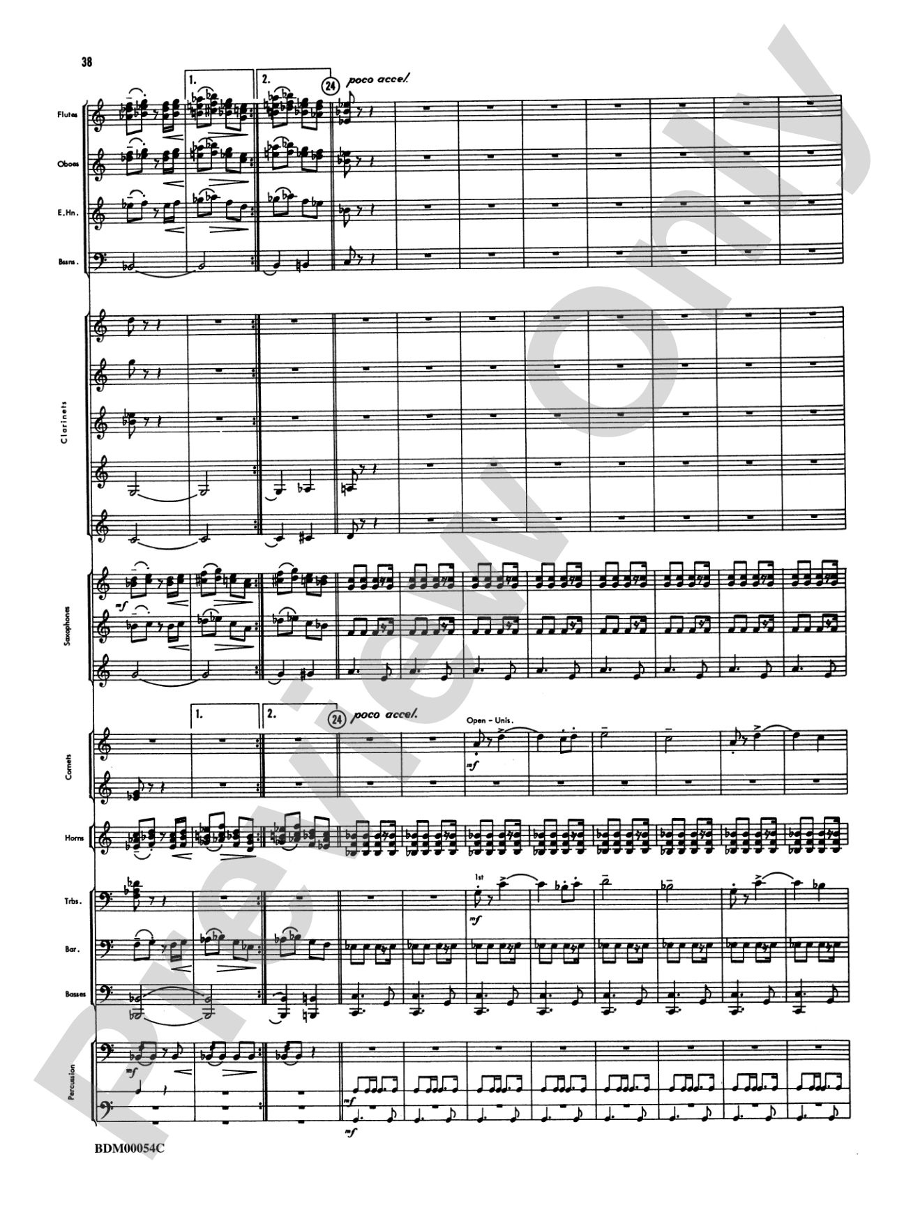 Symphonic Suite: Concert Band Conductor Score & Parts