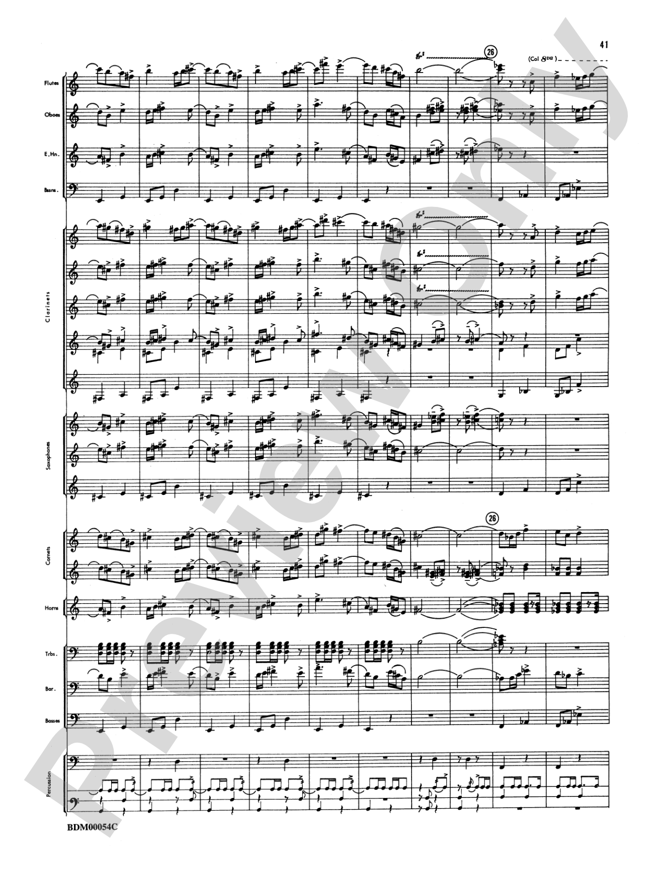 Symphonic Suite: Concert Band Conductor Score & Parts