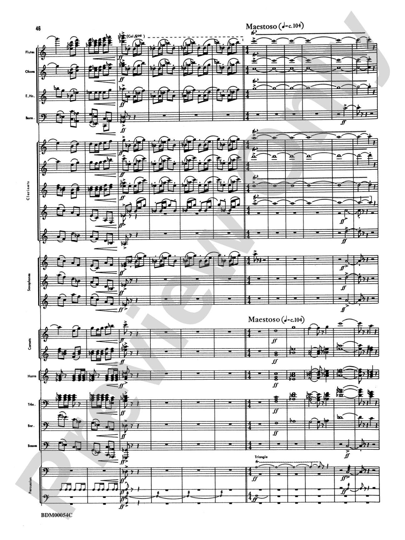 Symphonic Suite: Concert Band Conductor Score & Parts