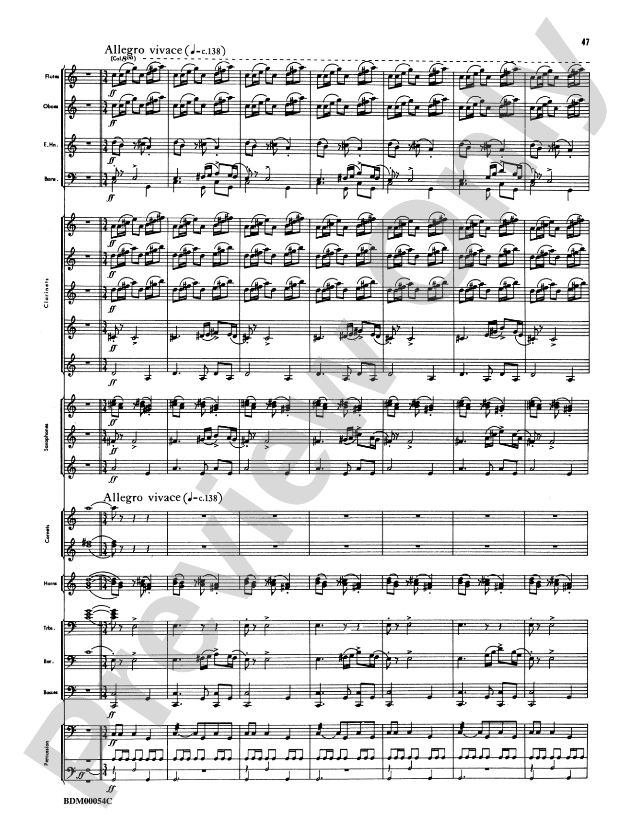 Symphonic Suite: Concert Band Conductor Score & Parts