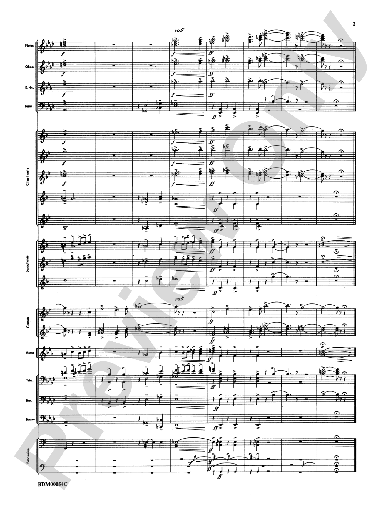 Symphonic Suite: Concert Band Conductor Score & Parts