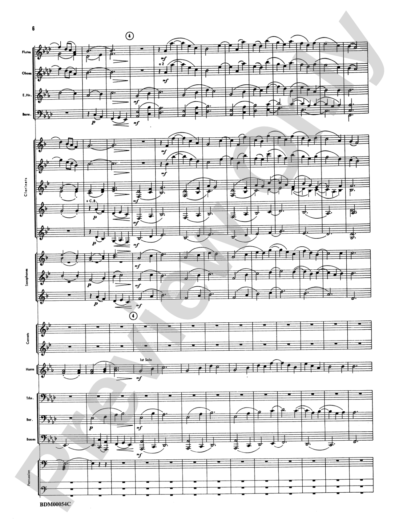 Symphonic Suite: Concert Band Conductor Score & Parts