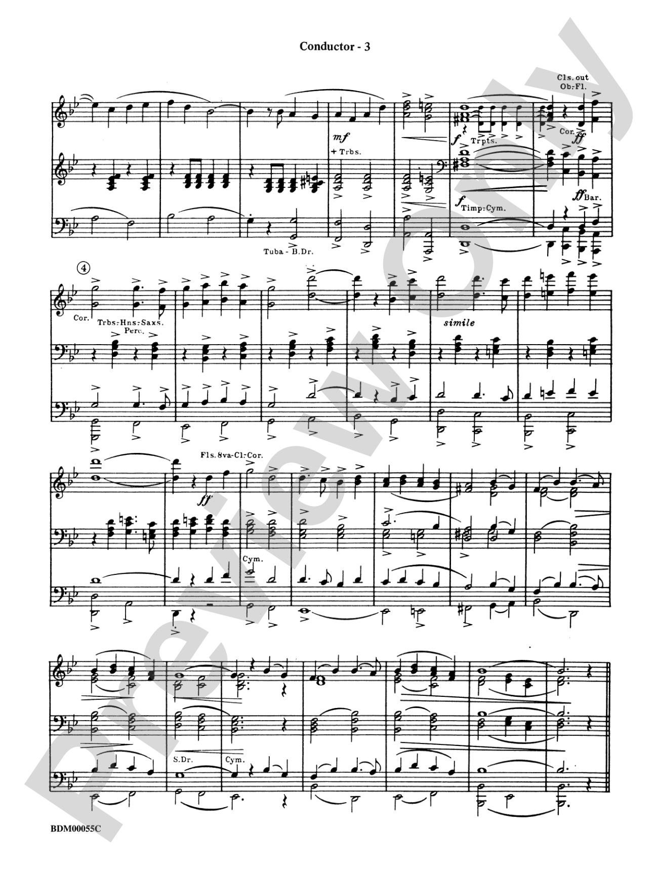 Proud Heritage: Concert Band Conductor Score & Parts