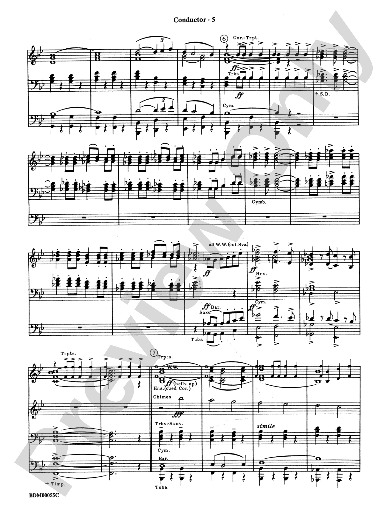 Proud Heritage: Concert Band Conductor Score & Parts