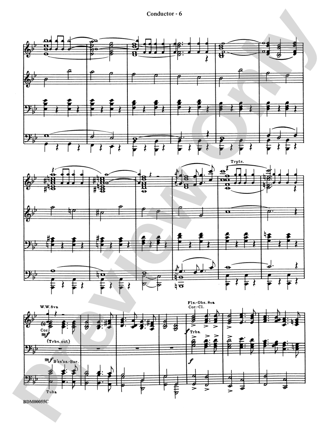Proud Heritage: Concert Band Conductor Score & Parts
