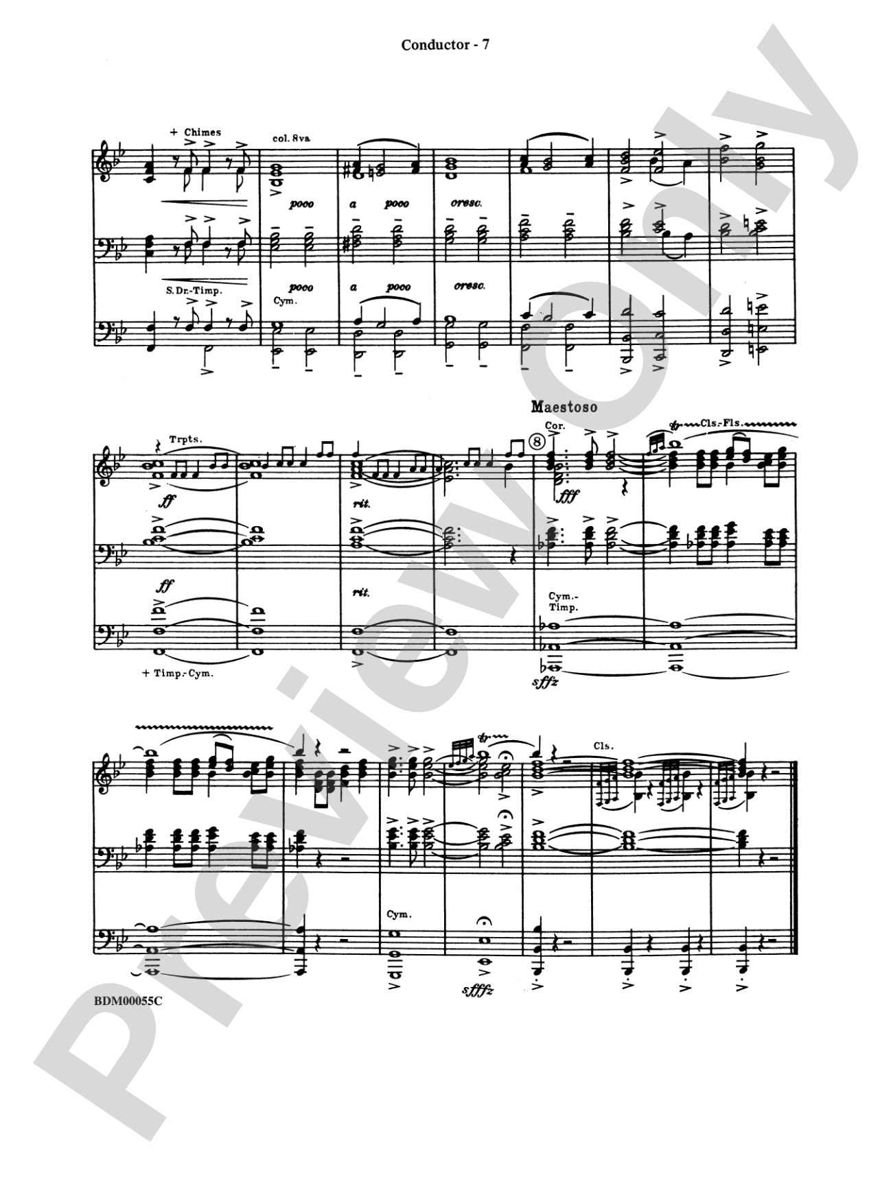 Proud Heritage: Concert Band Conductor Score & Parts