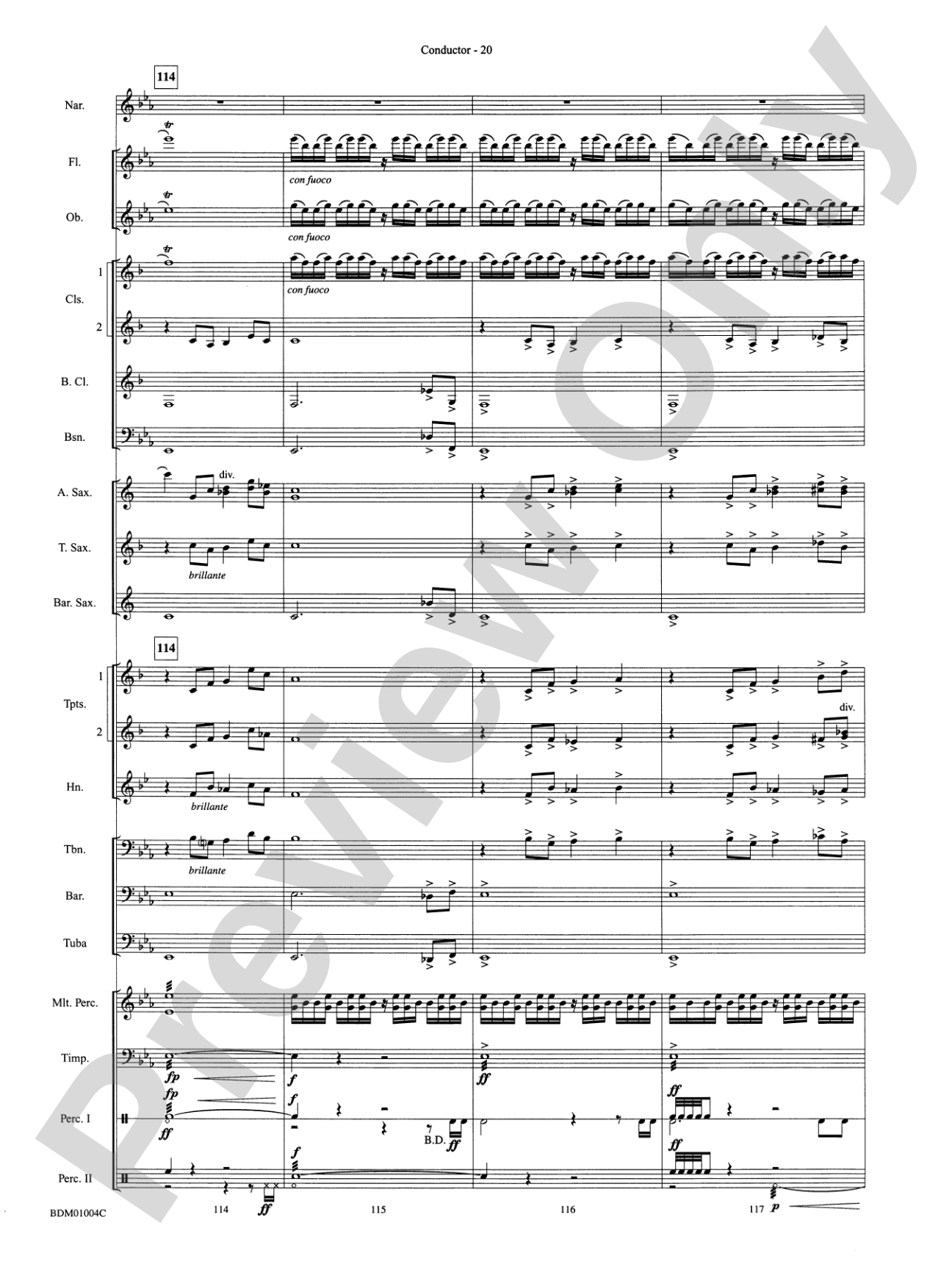 A Jefferson Portrait: Concert Band Conductor Score & Parts
