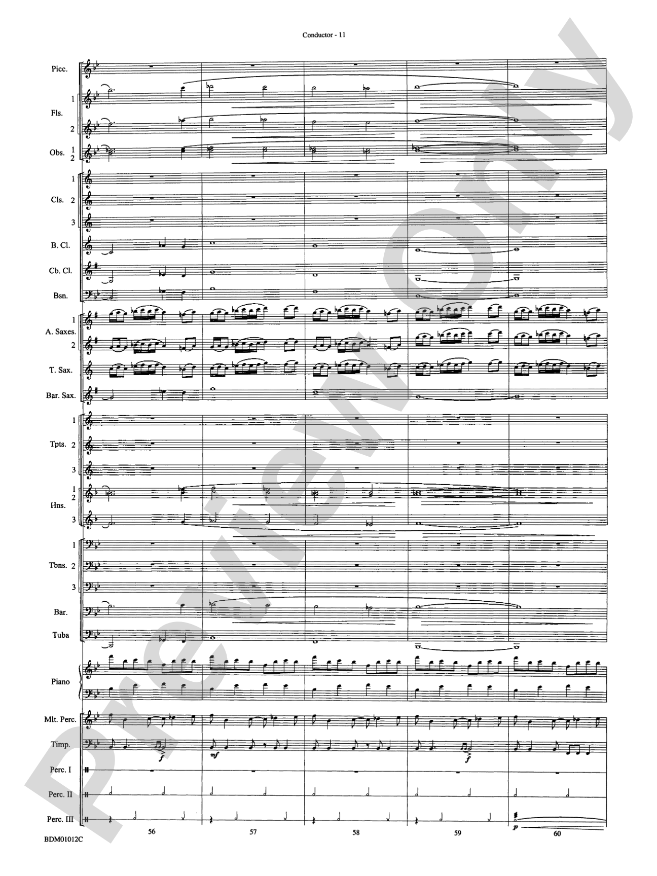 Inchon: Concert Band Conductor Score & Parts