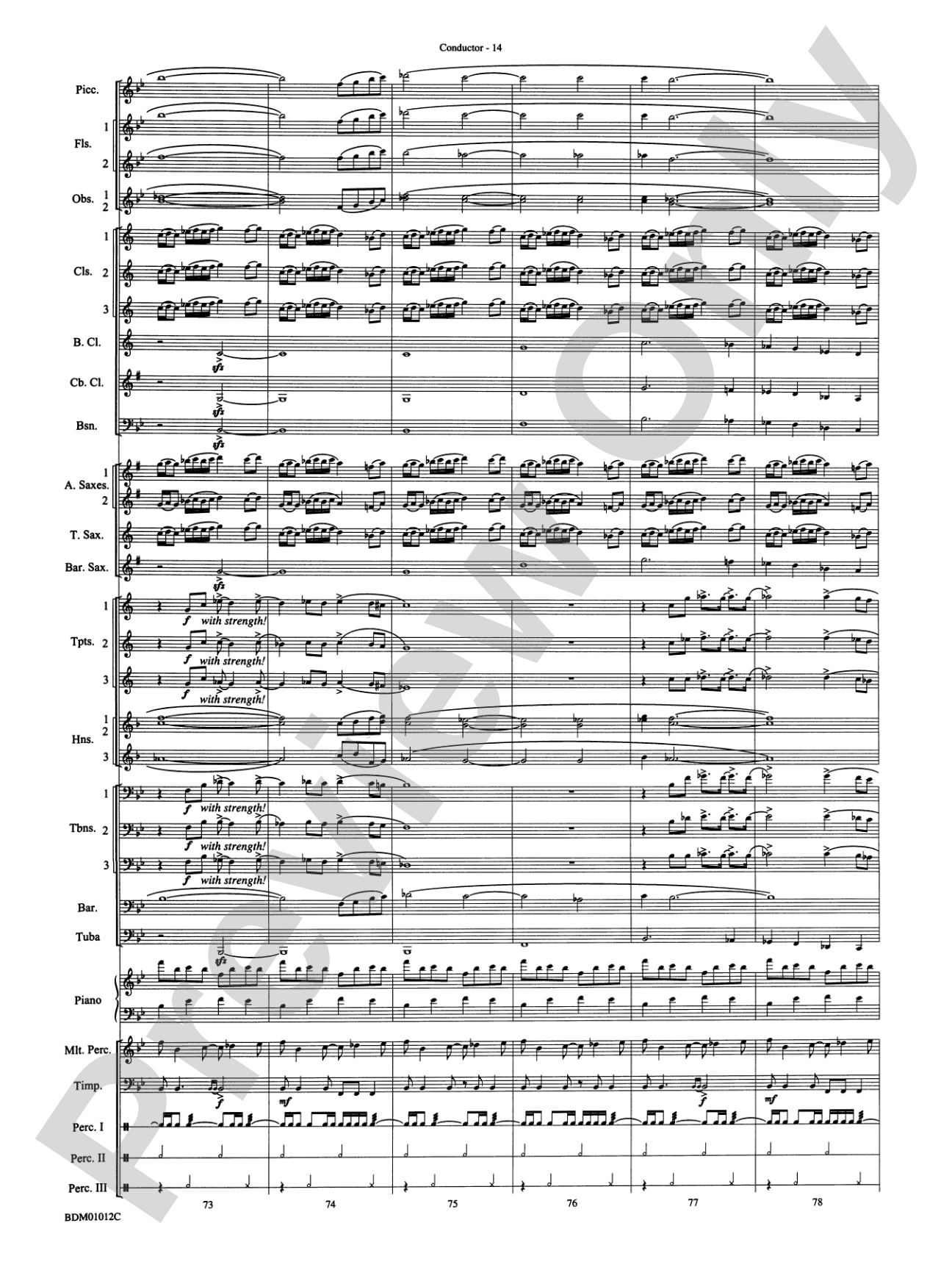 Inchon: Concert Band Conductor Score & Parts