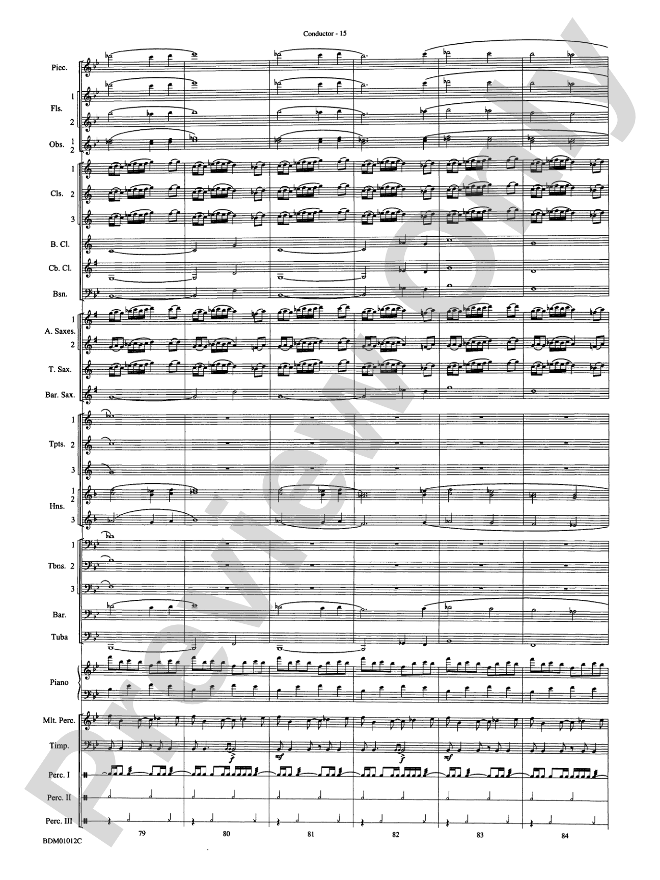 Inchon: Concert Band Conductor Score & Parts