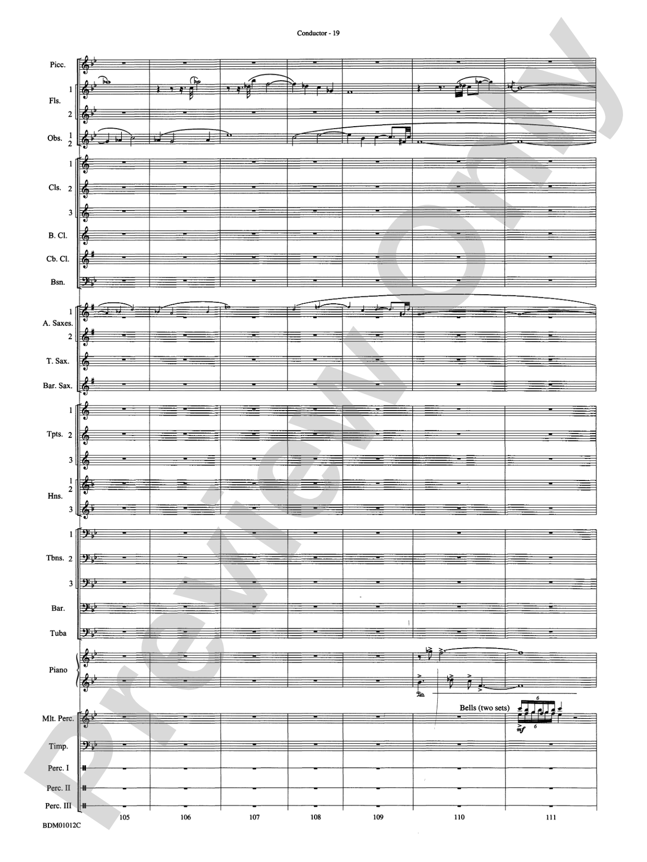 Inchon: Concert Band Conductor Score & Parts
