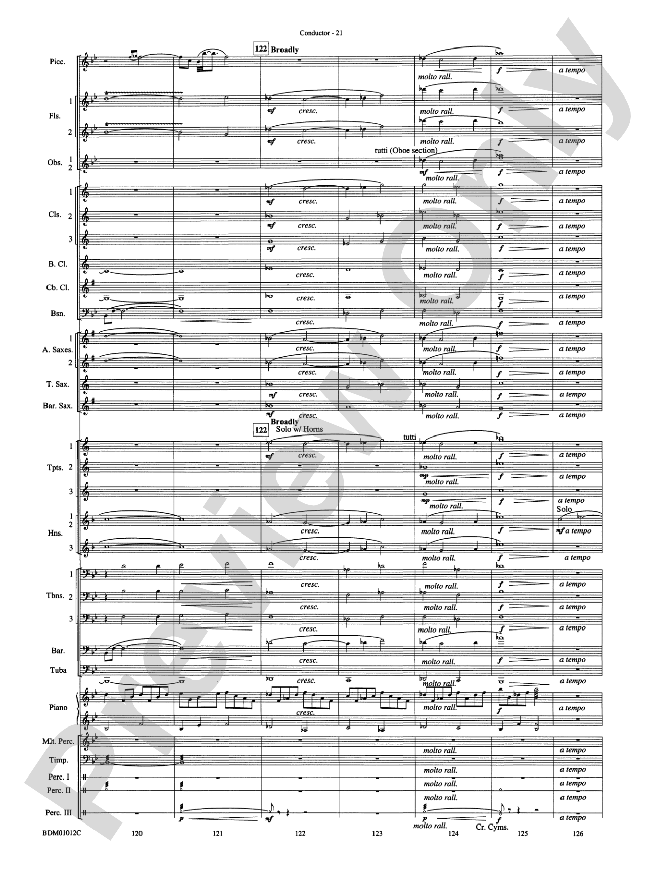 Inchon: Concert Band Conductor Score & Parts
