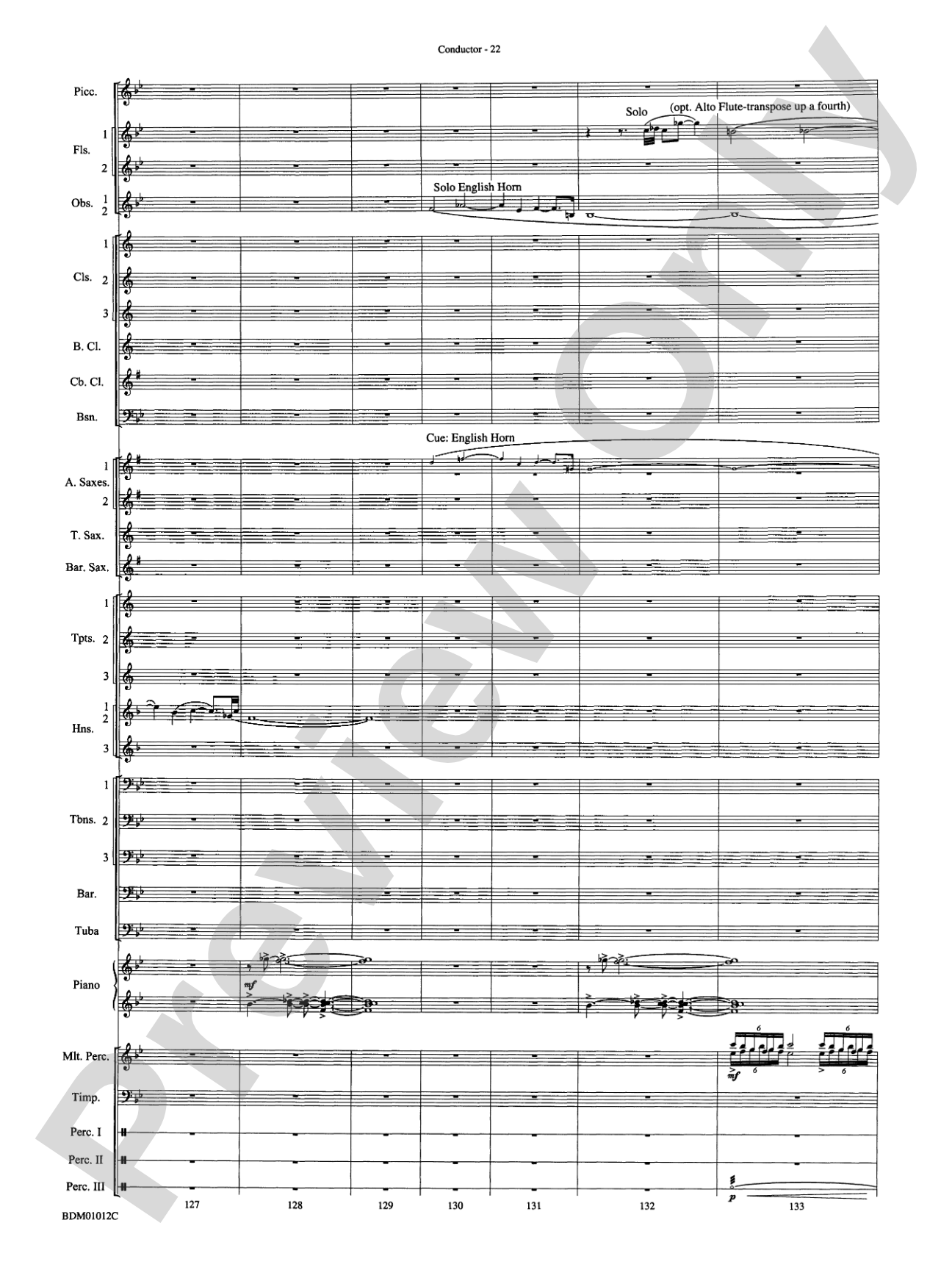 Inchon: Concert Band Conductor Score & Parts
