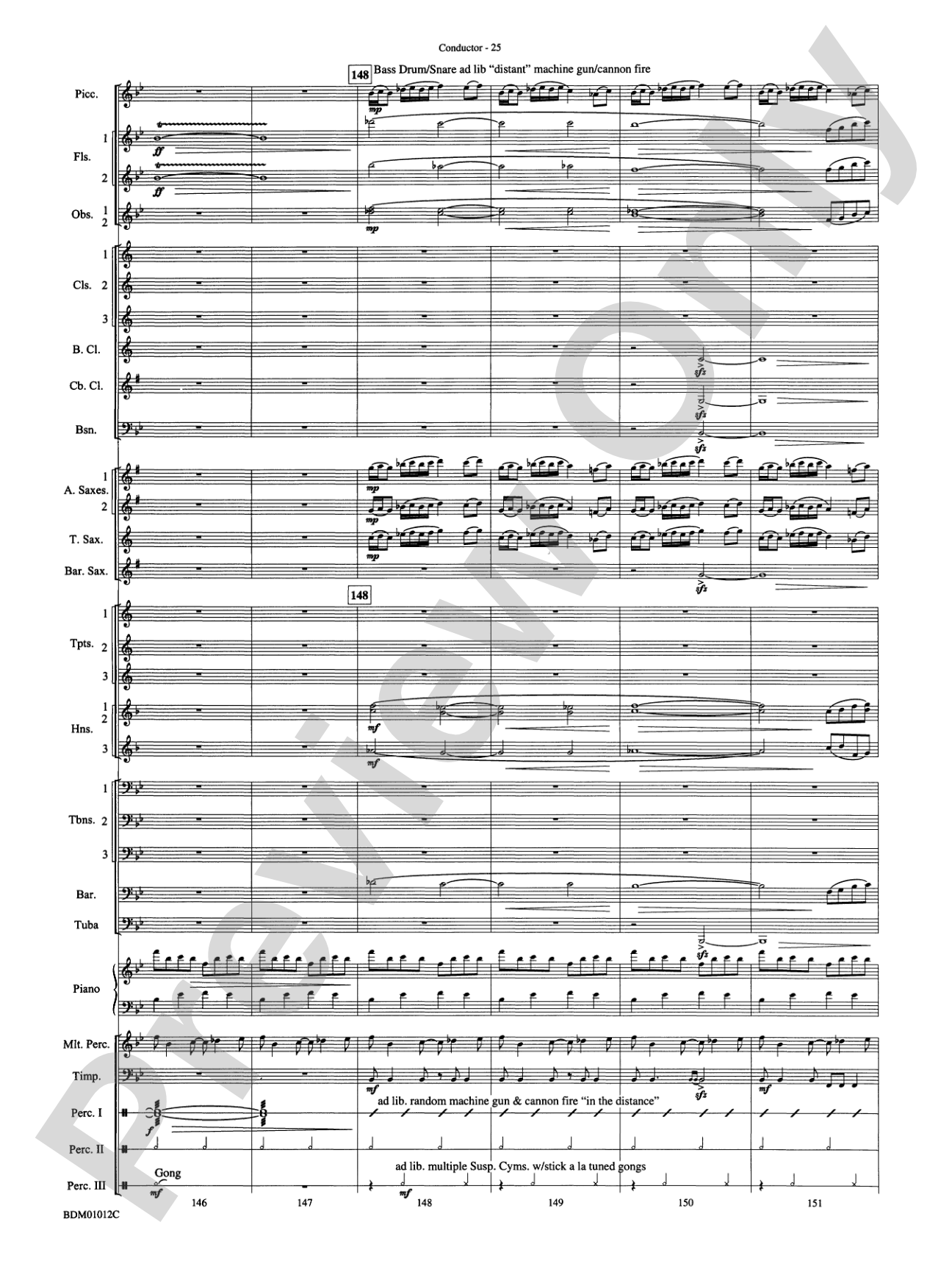 Inchon: Concert Band Conductor Score & Parts