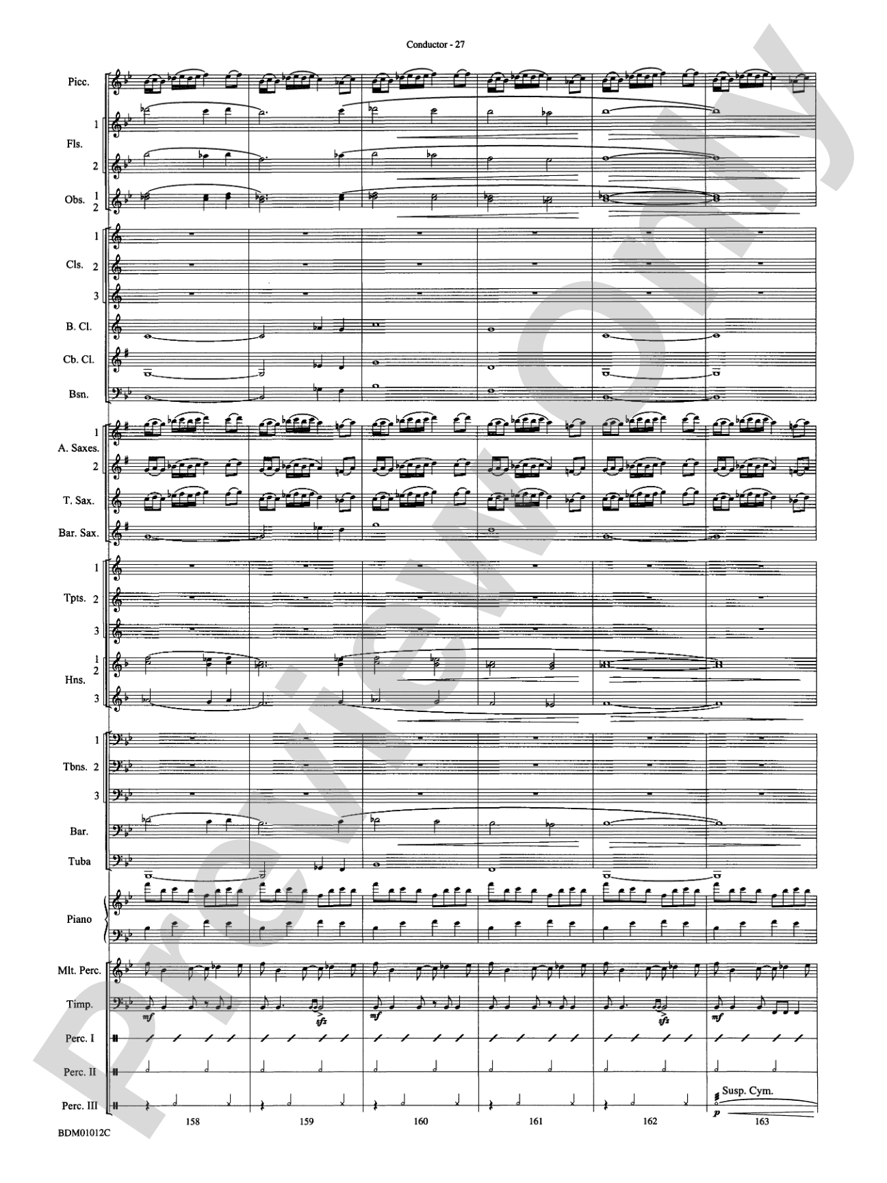 Inchon: Concert Band Conductor Score & Parts