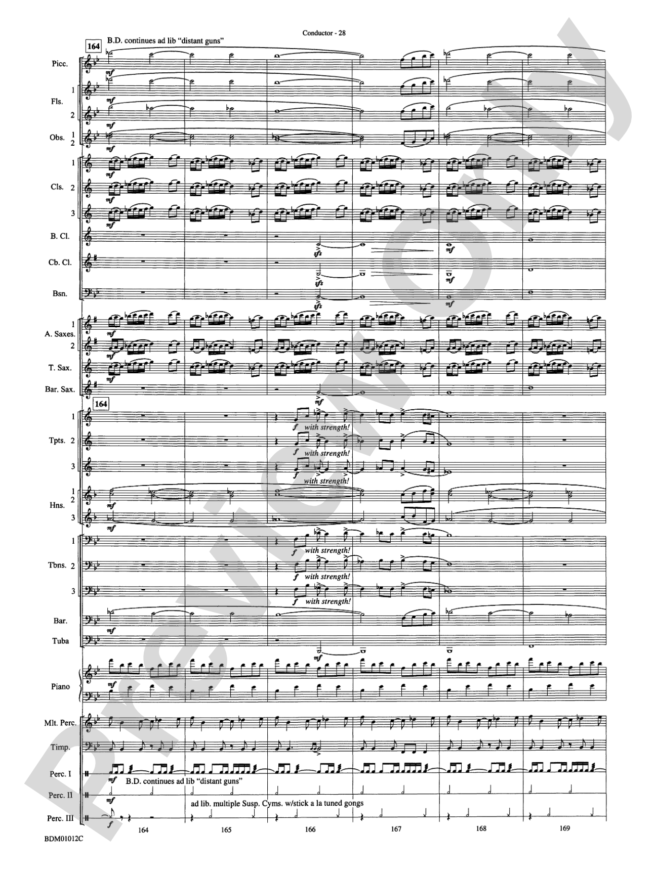 Inchon: Concert Band Conductor Score & Parts