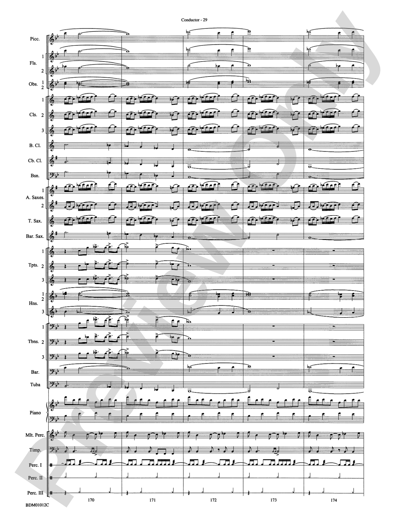Inchon: Concert Band Conductor Score & Parts