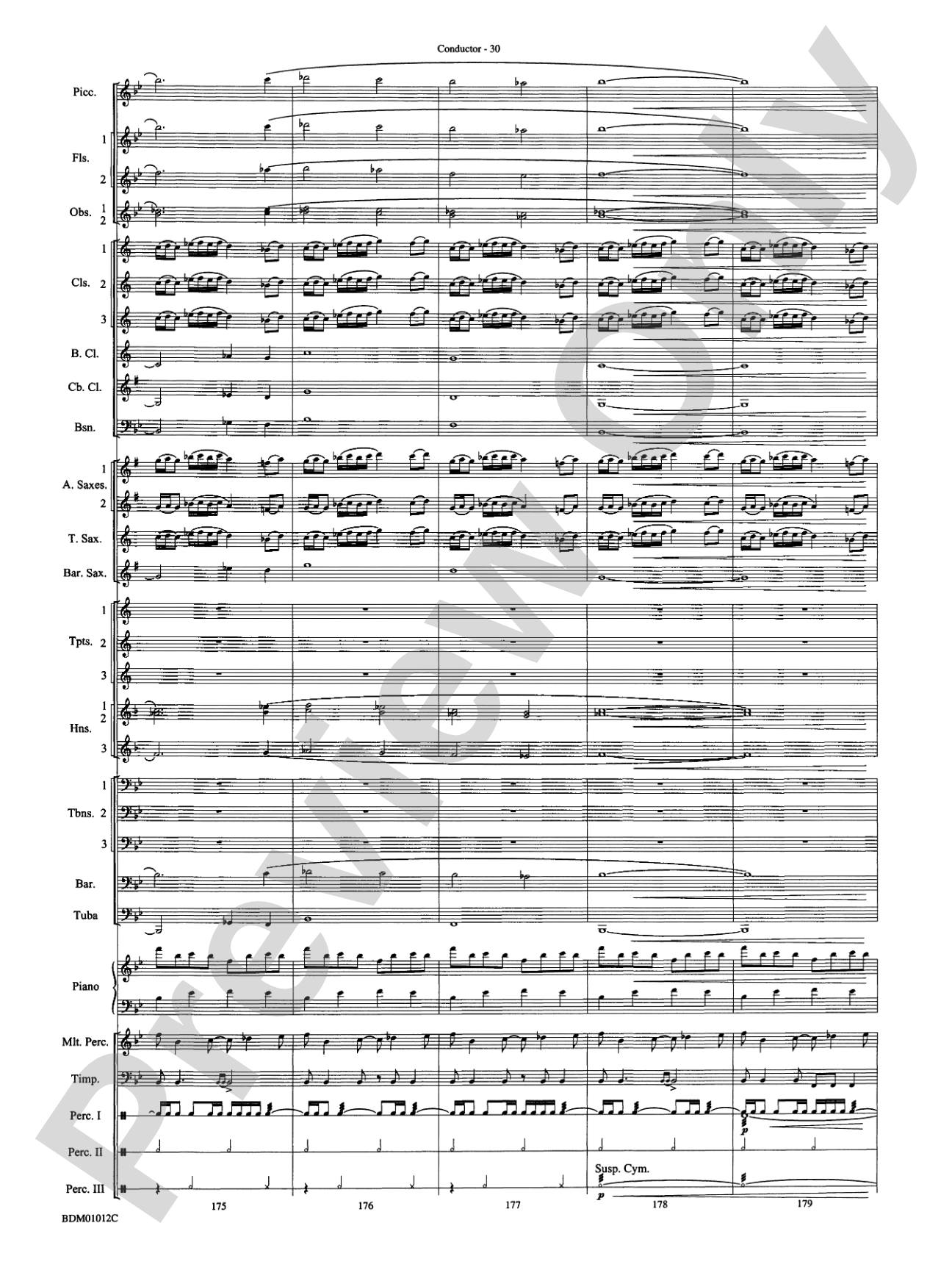 Inchon: Concert Band Conductor Score & Parts