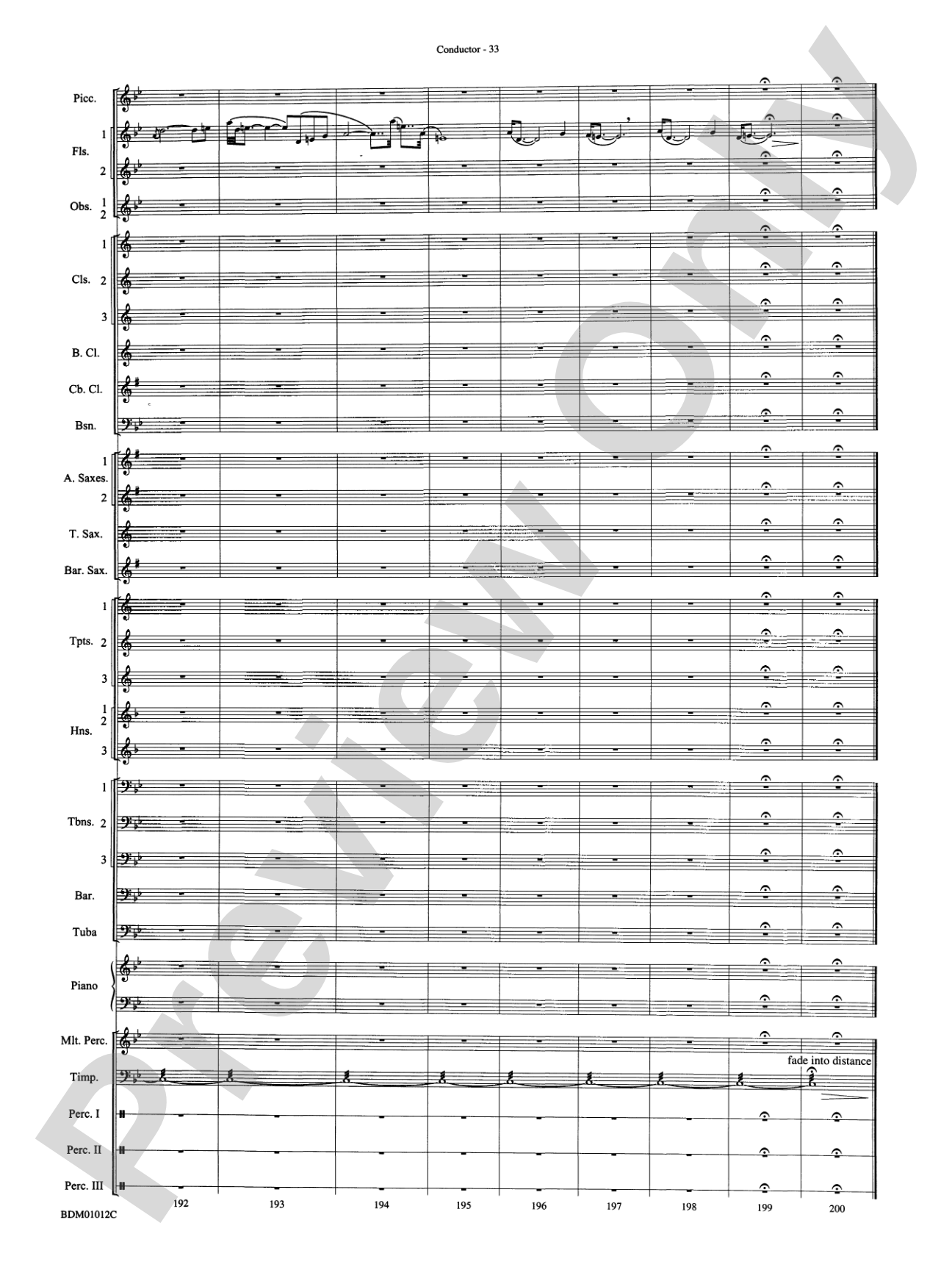 Inchon: Concert Band Conductor Score & Parts