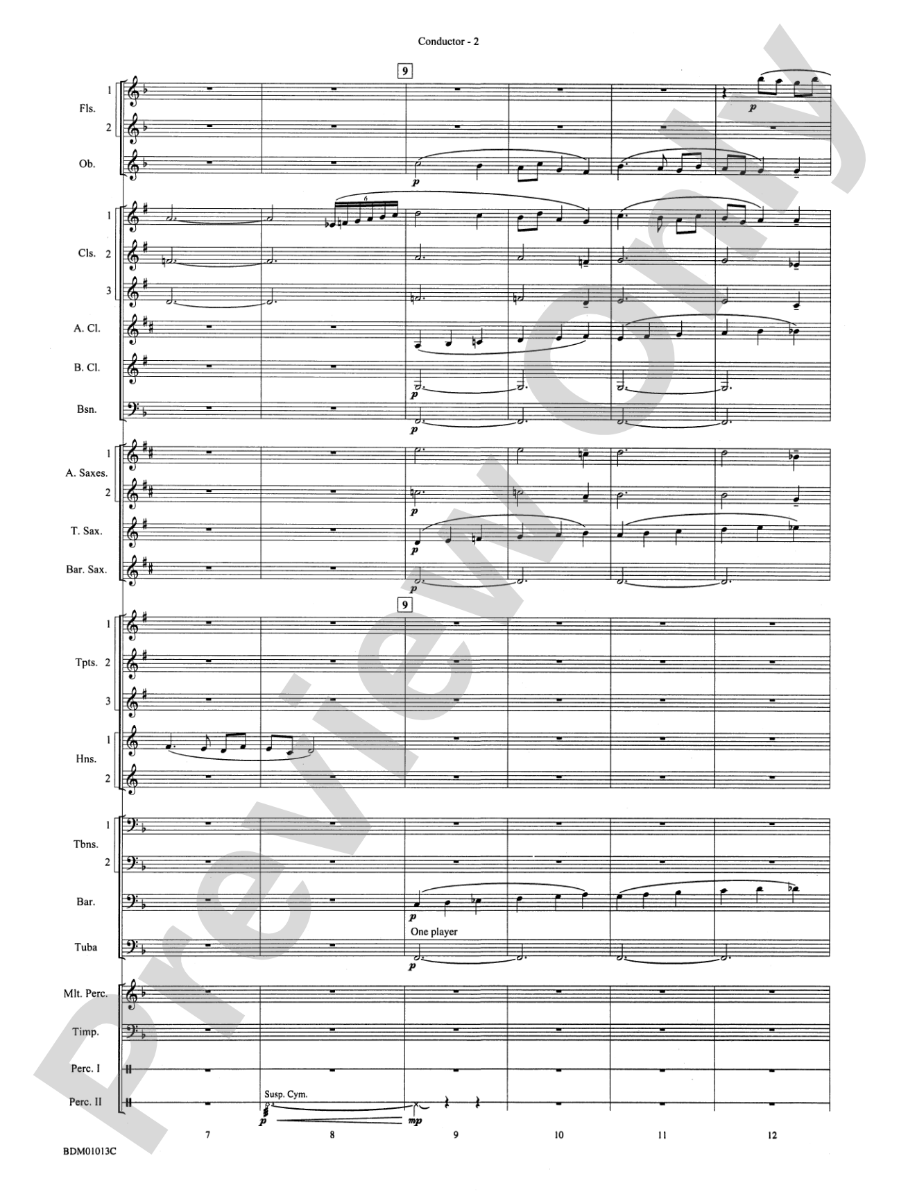 Finale from The Firebird Suite: Concert Band Conductor Score & Parts