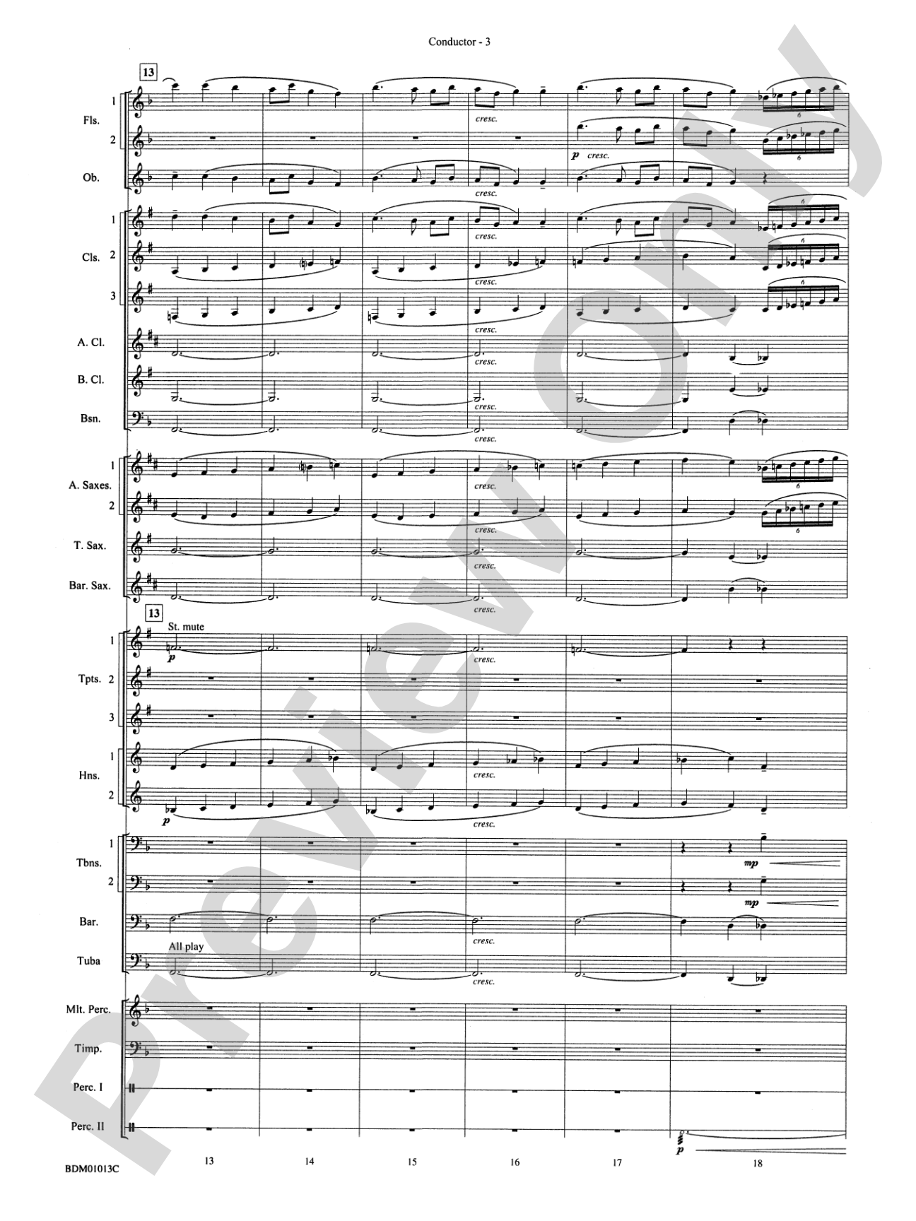 Finale from The Firebird Suite: Concert Band Conductor Score & Parts