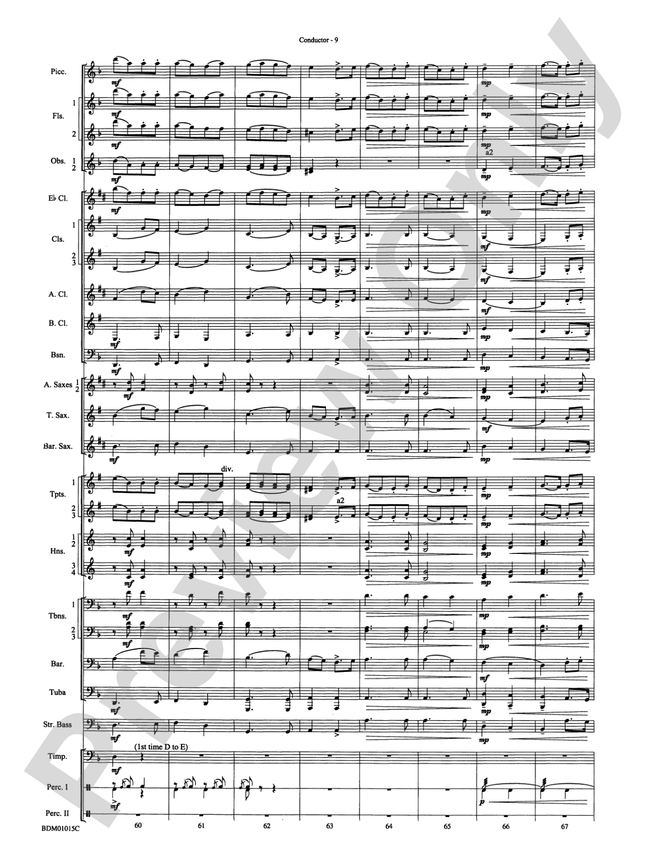 Brighton Beach (Concert March): Concert Band Conductor Score & Parts