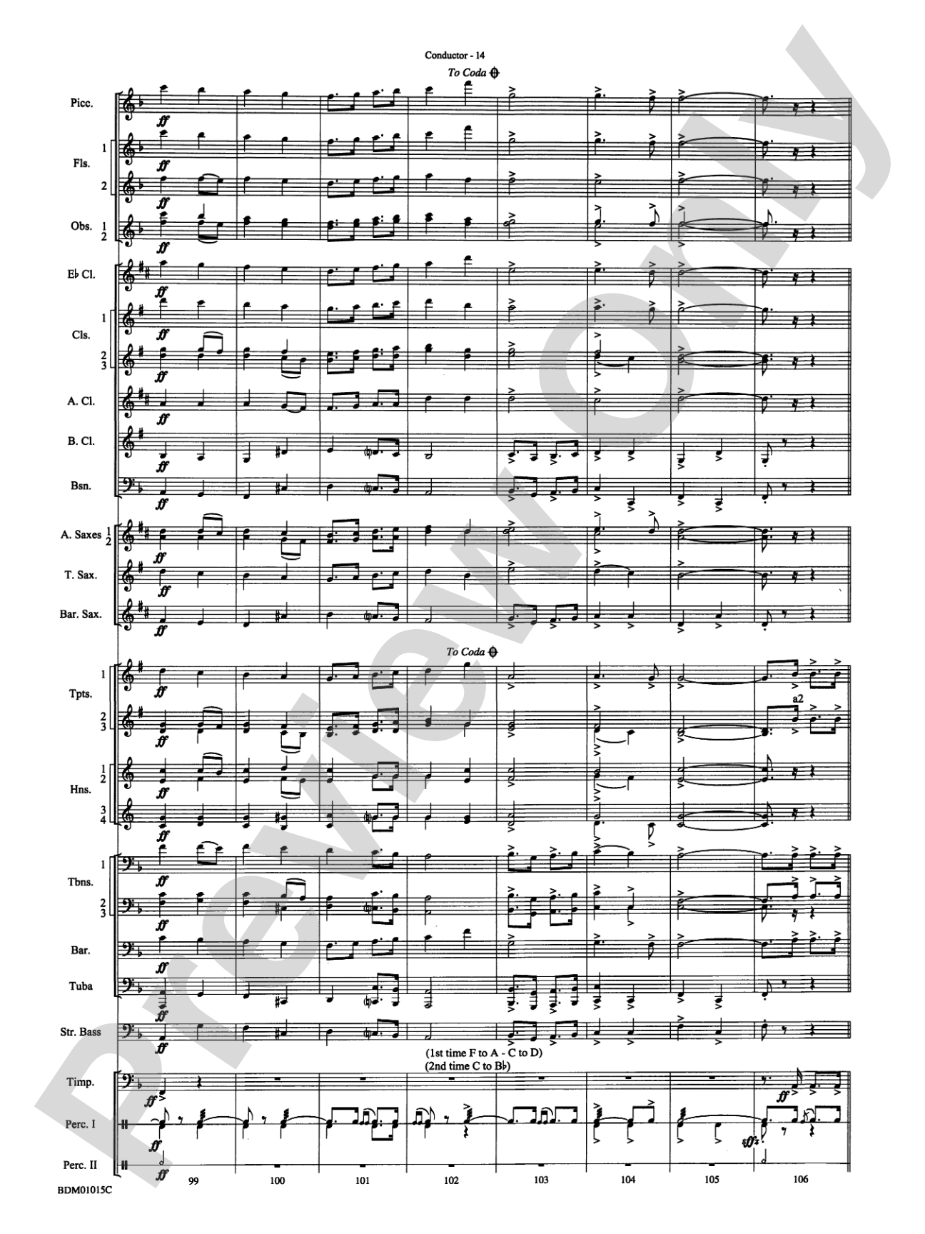 Brighton Beach (Concert March): Concert Band Conductor Score & Parts