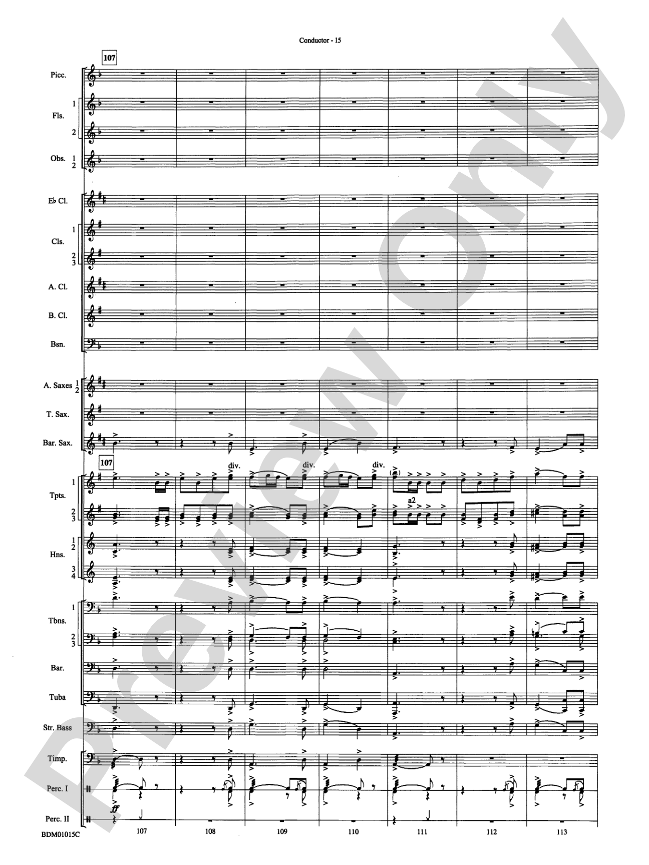 Brighton Beach (Concert March): Concert Band Conductor Score & Parts