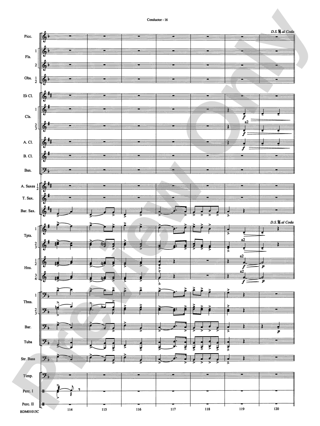 Brighton Beach (Concert March): Concert Band Conductor Score & Parts