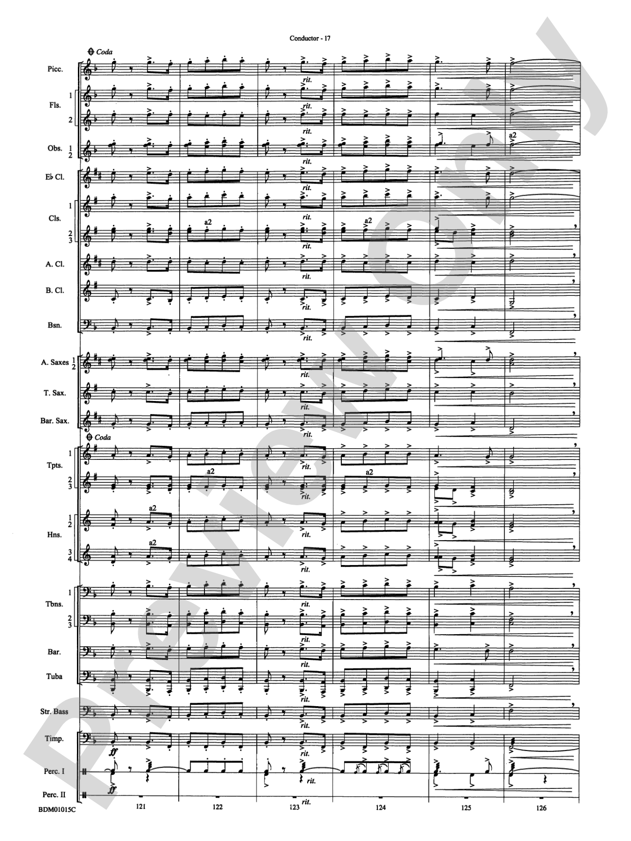 Brighton Beach (Concert March): Concert Band Conductor Score & Parts