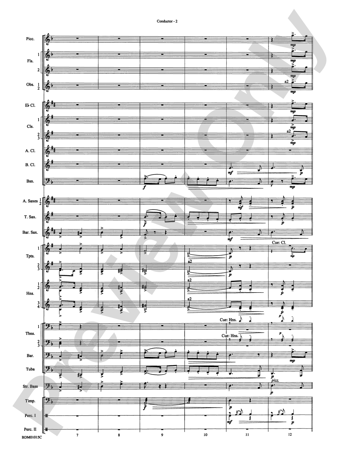 Brighton Beach (Concert March): Concert Band Conductor Score & Parts