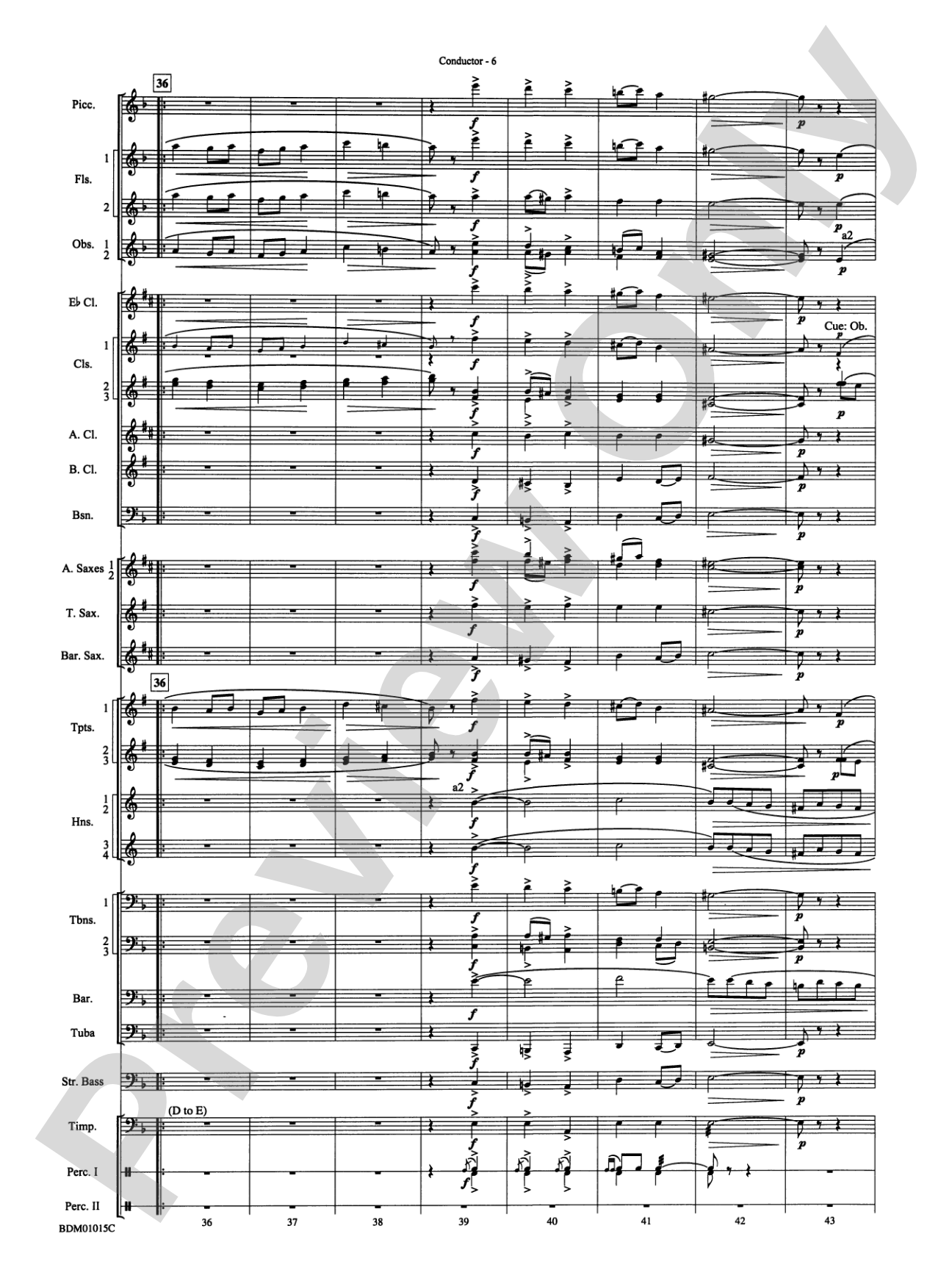 Brighton Beach (Concert March): Concert Band Conductor Score & Parts