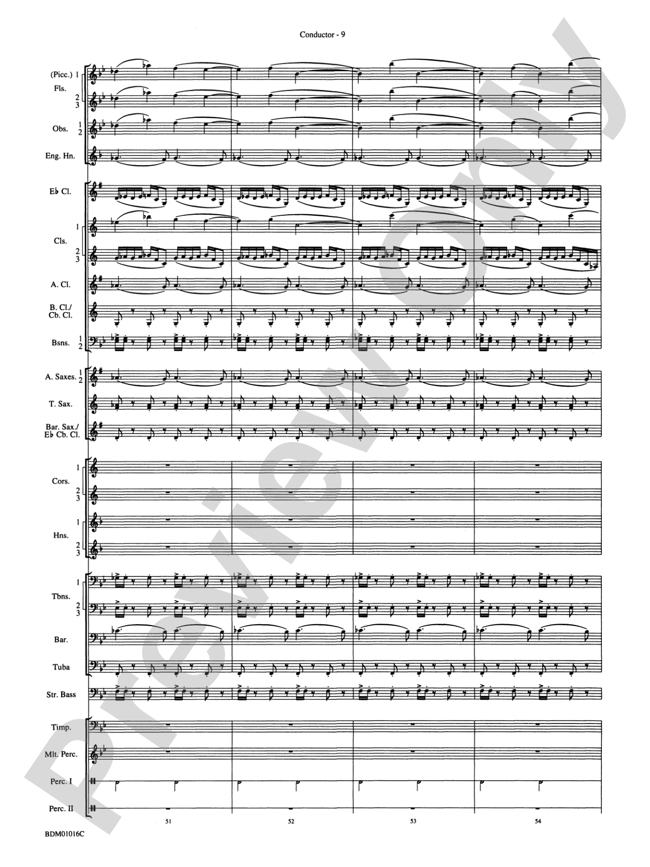 Fanfare and Allegro: Concert Band Conductor Score & Parts