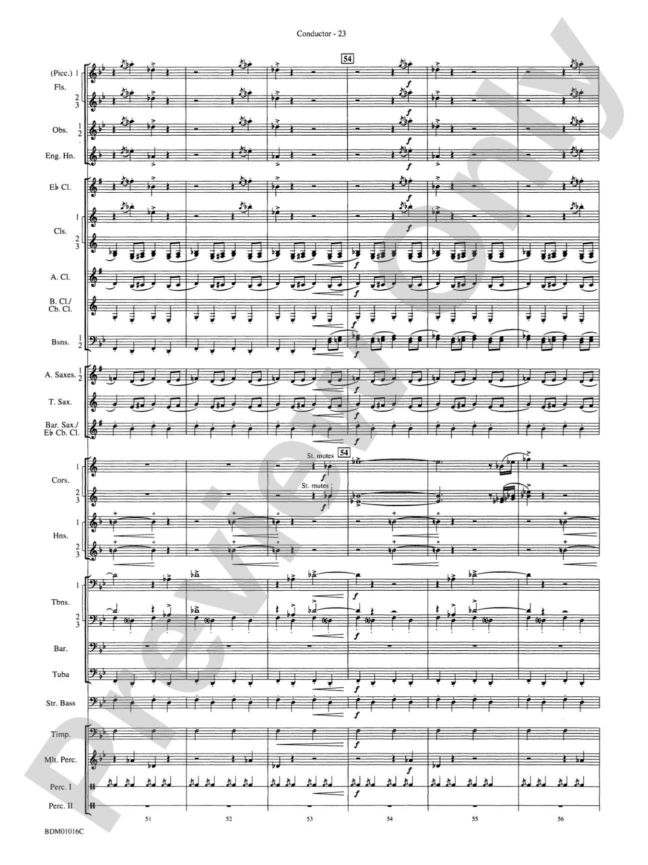 Fanfare and Allegro: Concert Band Conductor Score & Parts
