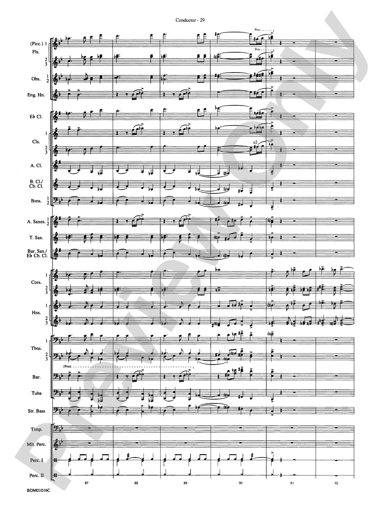 Fanfare and Allegro: Concert Band Conductor Score & Parts