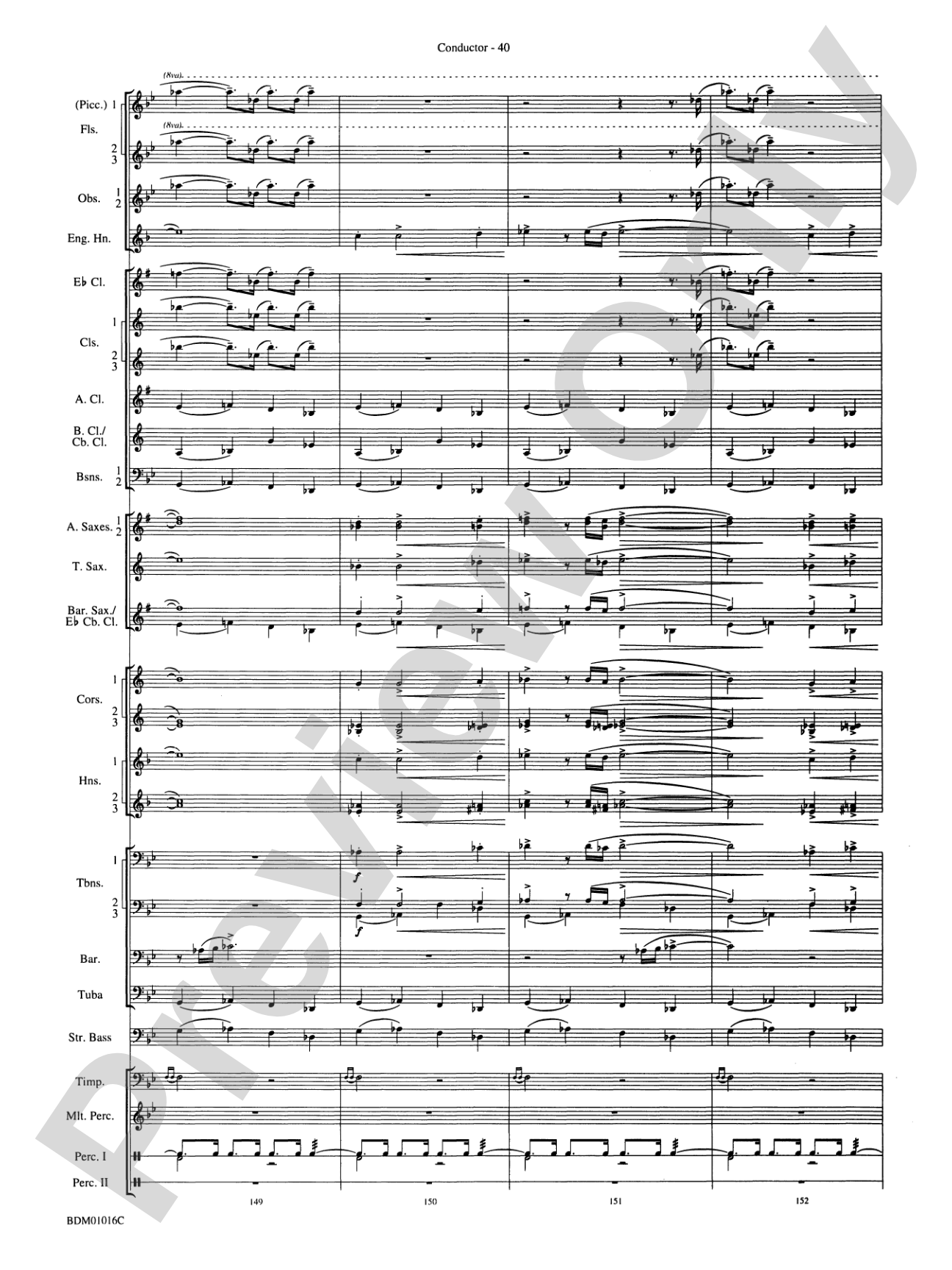 Fanfare and Allegro: Concert Band Conductor Score & Parts