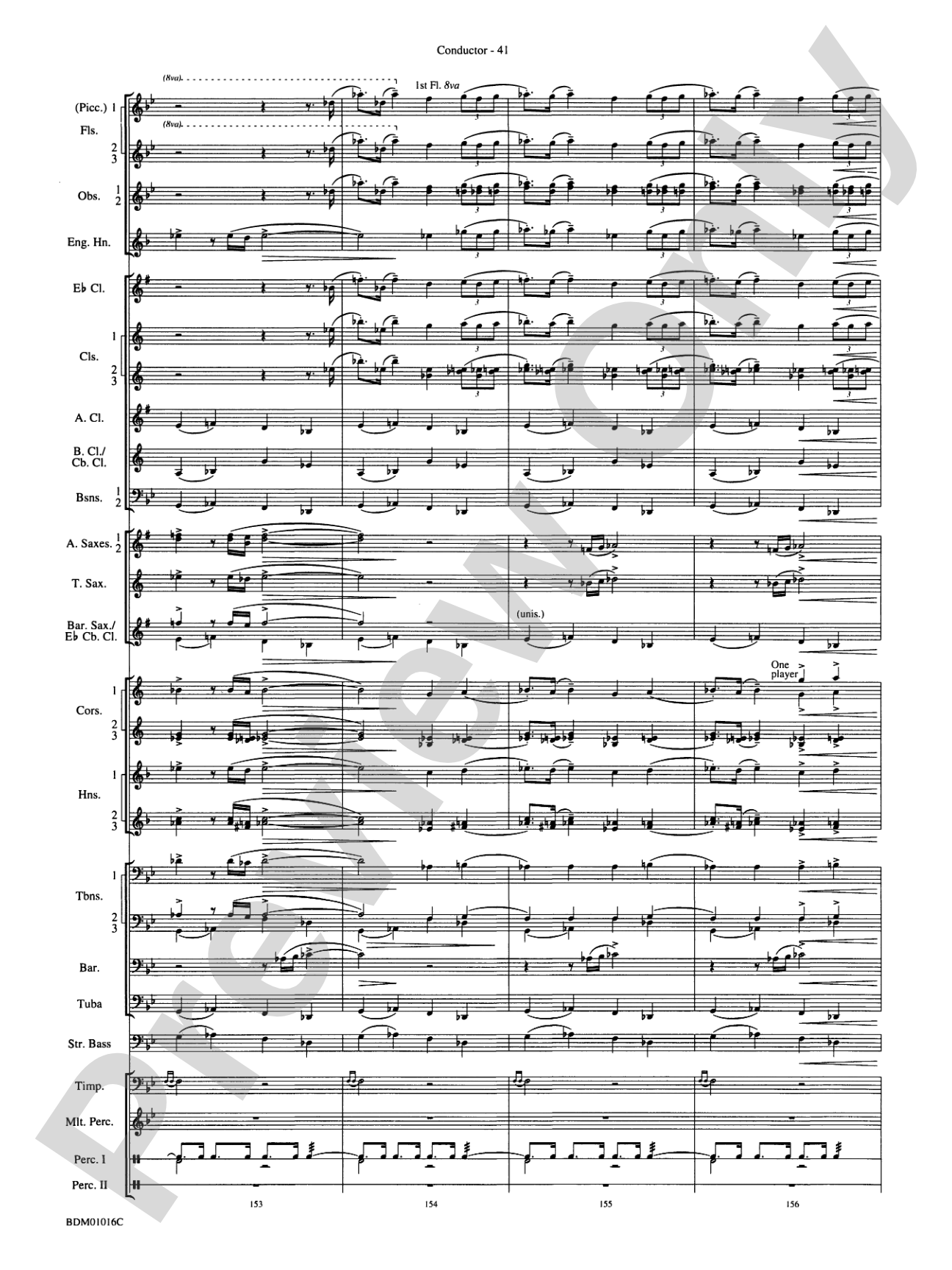 Fanfare and Allegro: Concert Band Conductor Score & Parts