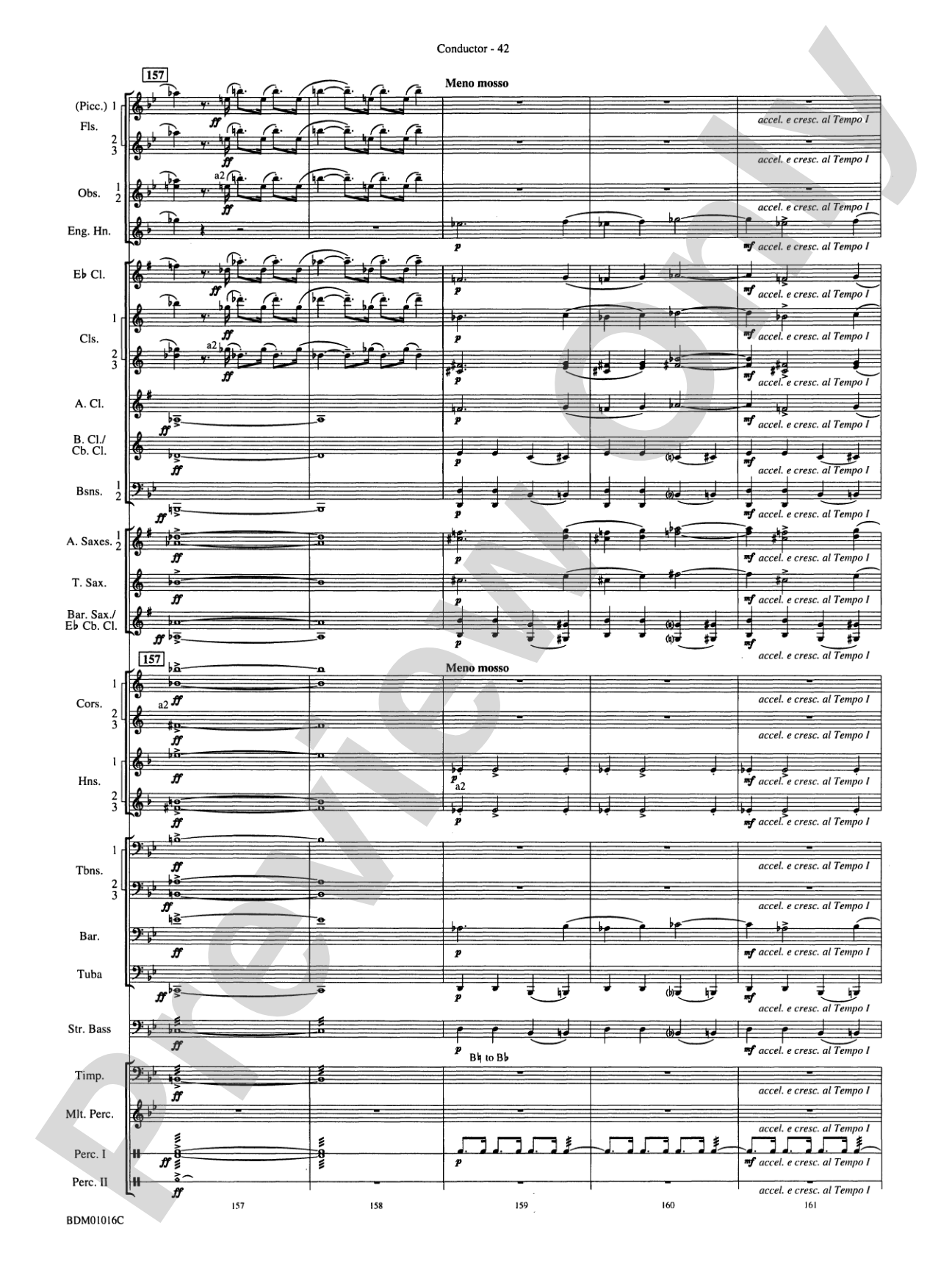 Fanfare and Allegro: Concert Band Conductor Score & Parts