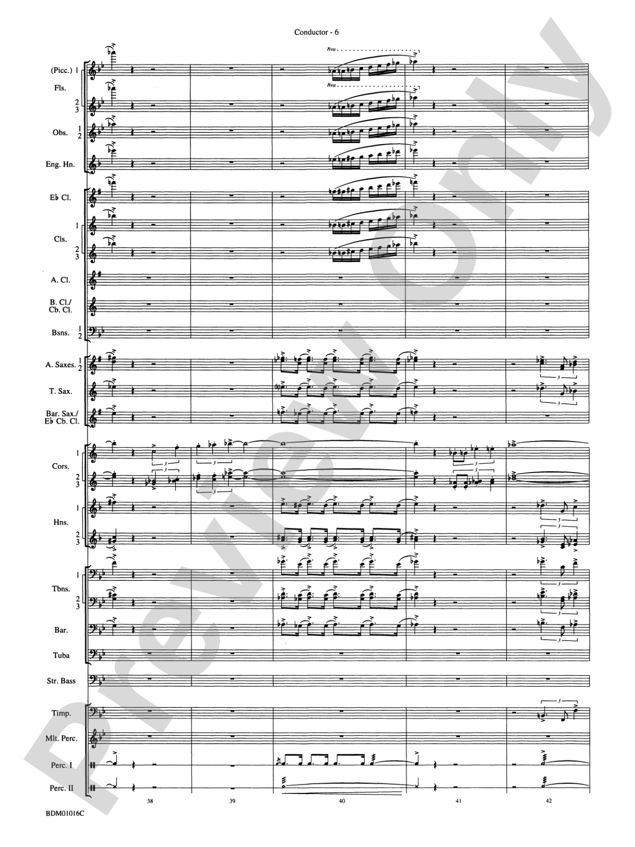 Fanfare and Allegro: Concert Band Conductor Score & Parts